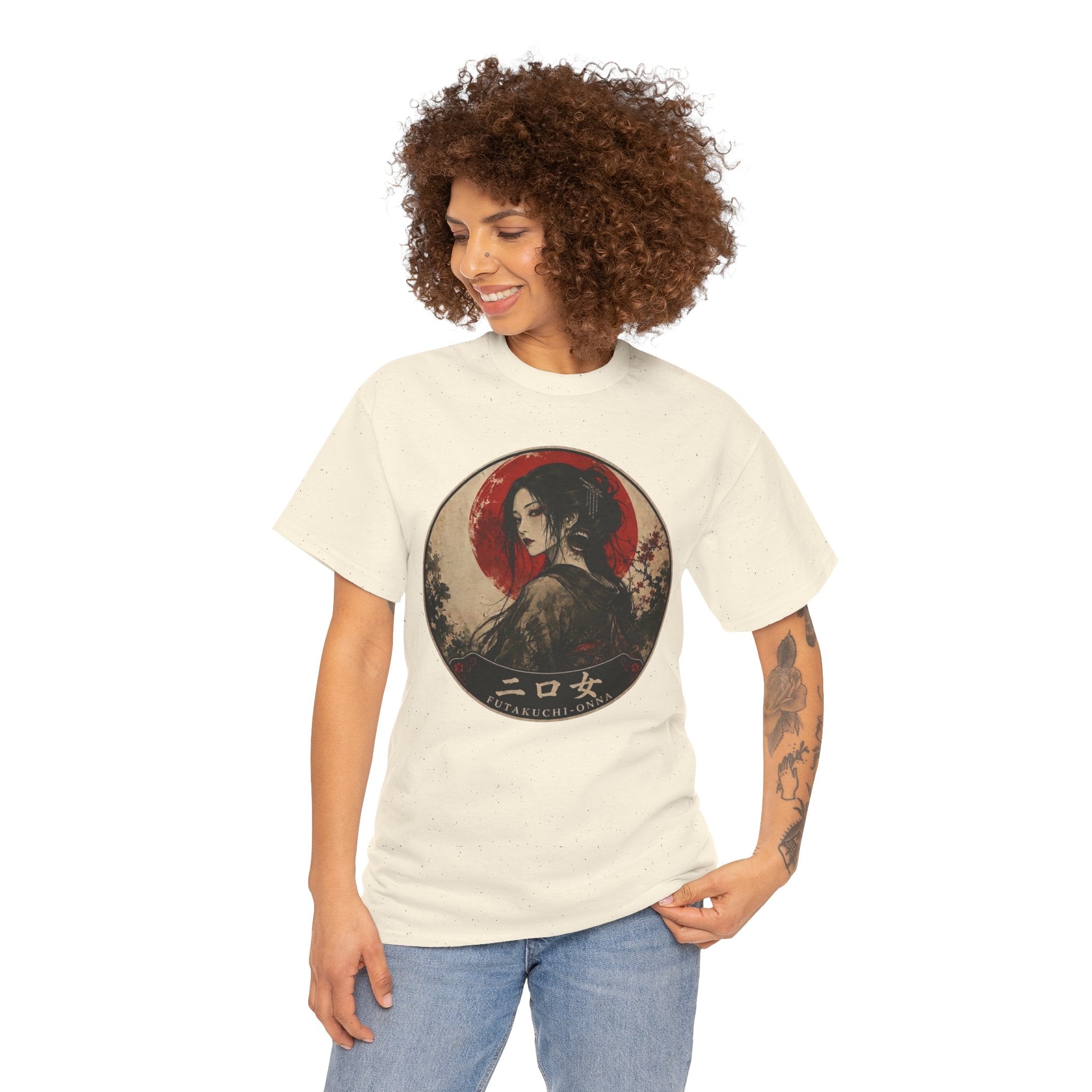 Futakuchi-Onna Two-Mouthed Woman T-Shirt | Japanese Yōkai Tee
