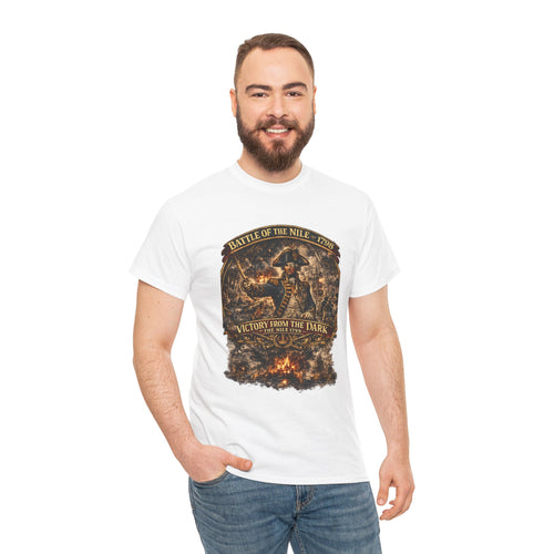 Admiral Nelson Battle of the Nile T-Shirt | 1798 Naval History Graphic Tee | Royal Navy Shirt