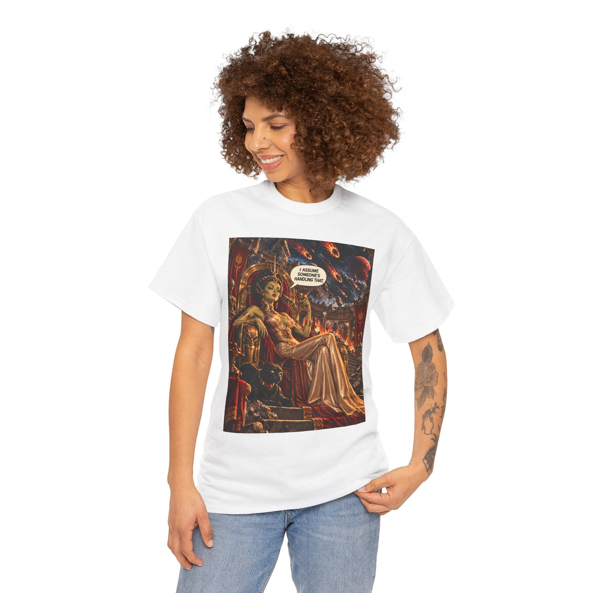 I Assume Someone's Handling That Retro Alien Empress T-Shirt