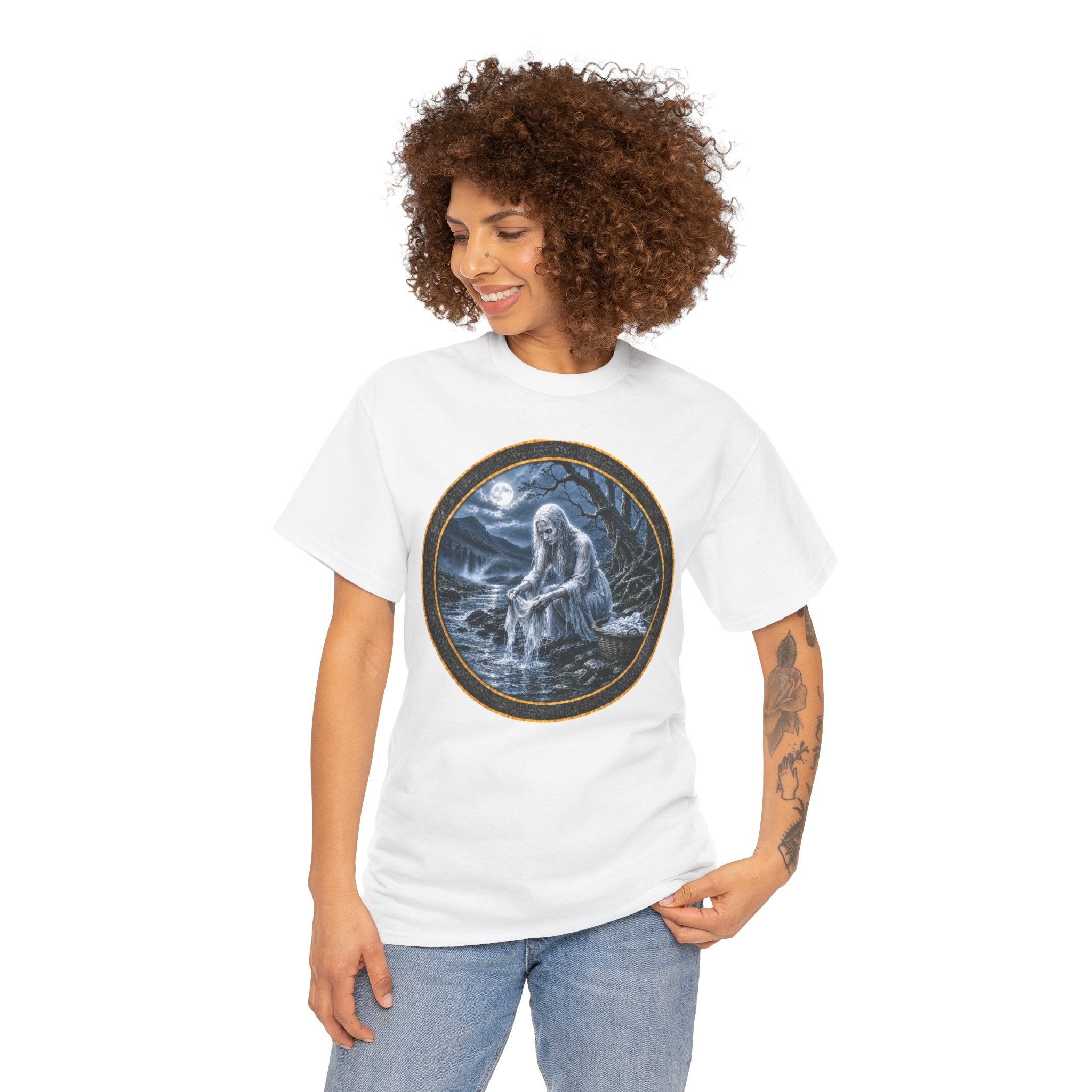 The Bean Nighe - Moonlight T-Shirt — Mystical Ocean Fantasy Tee