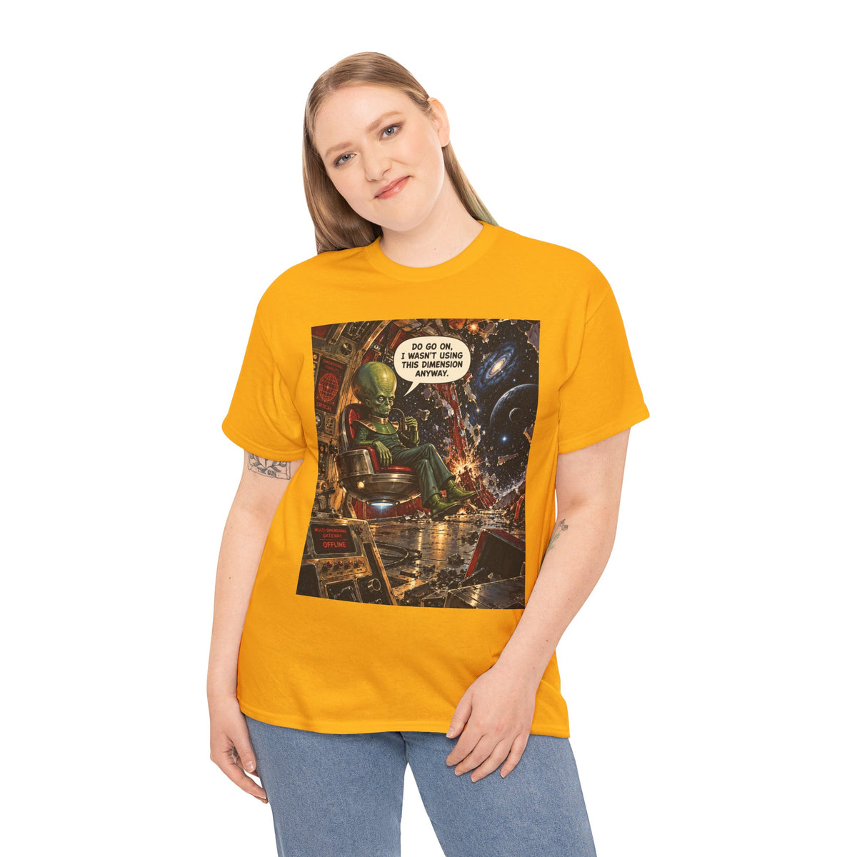 Do Go On Retro Alien Overlord T-Shirt