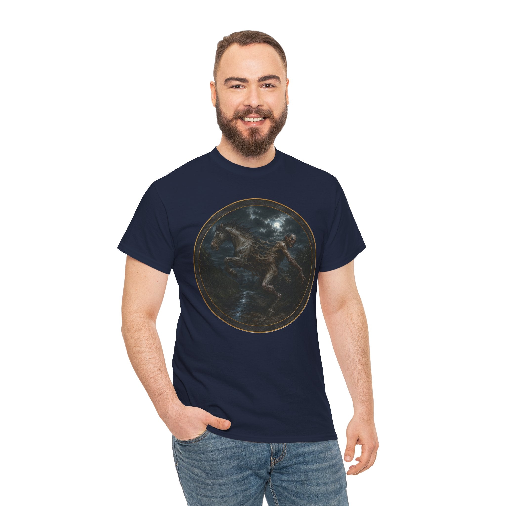 The Brag T‑Shirt — Vintage Moonlit Horror Graphic Tee