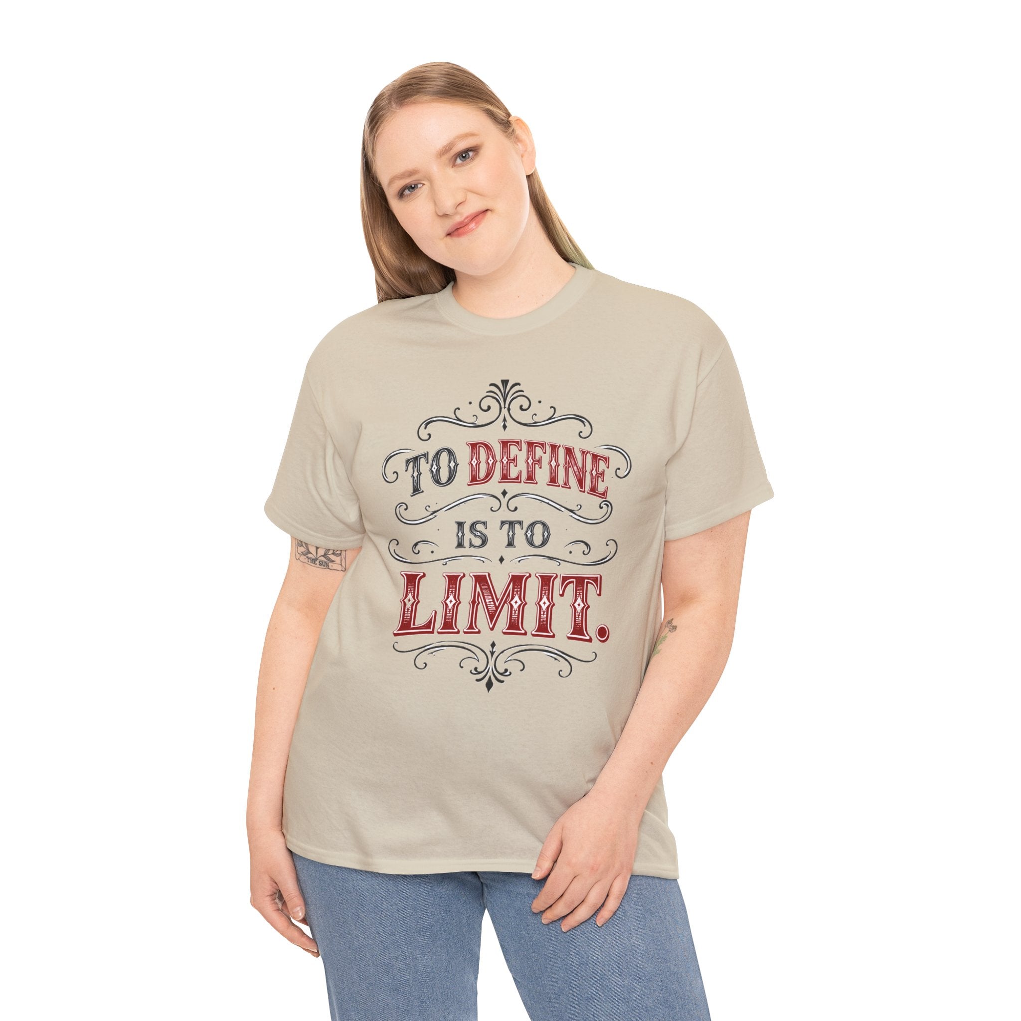 To Define Is To Limit T-Shirt |Unisex Vintage Victorian Tee Typography