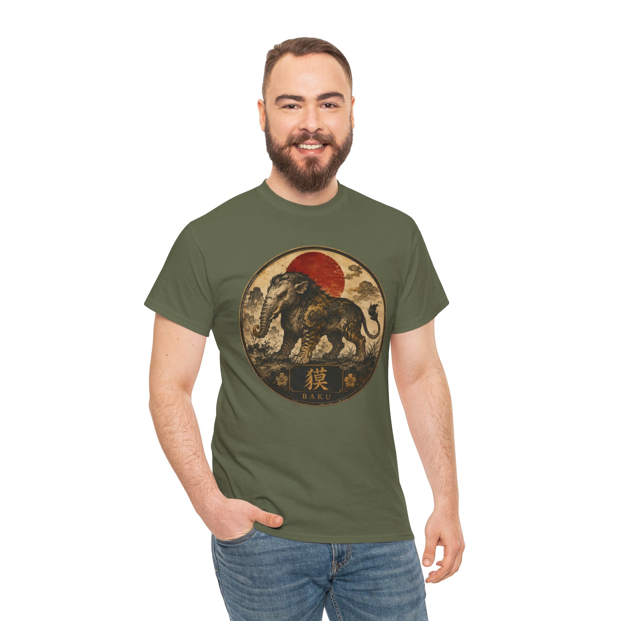 Baku Dream Eater T-Shirt | Japanese Yōkai Folklore Tee