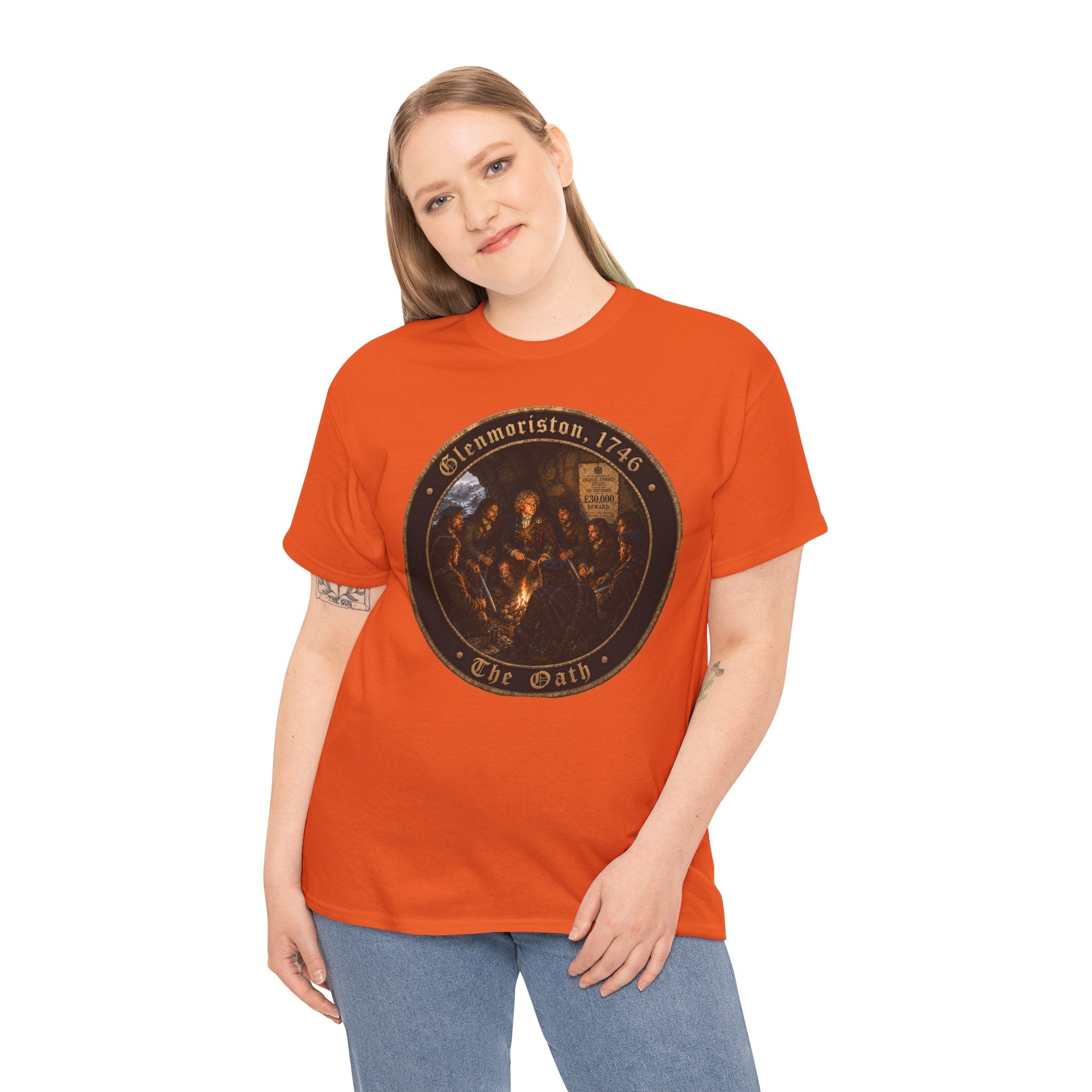 Glenmoriston 1746 The Oath Bonnie Prince Charlie Jacobite Graphic T-Shirt