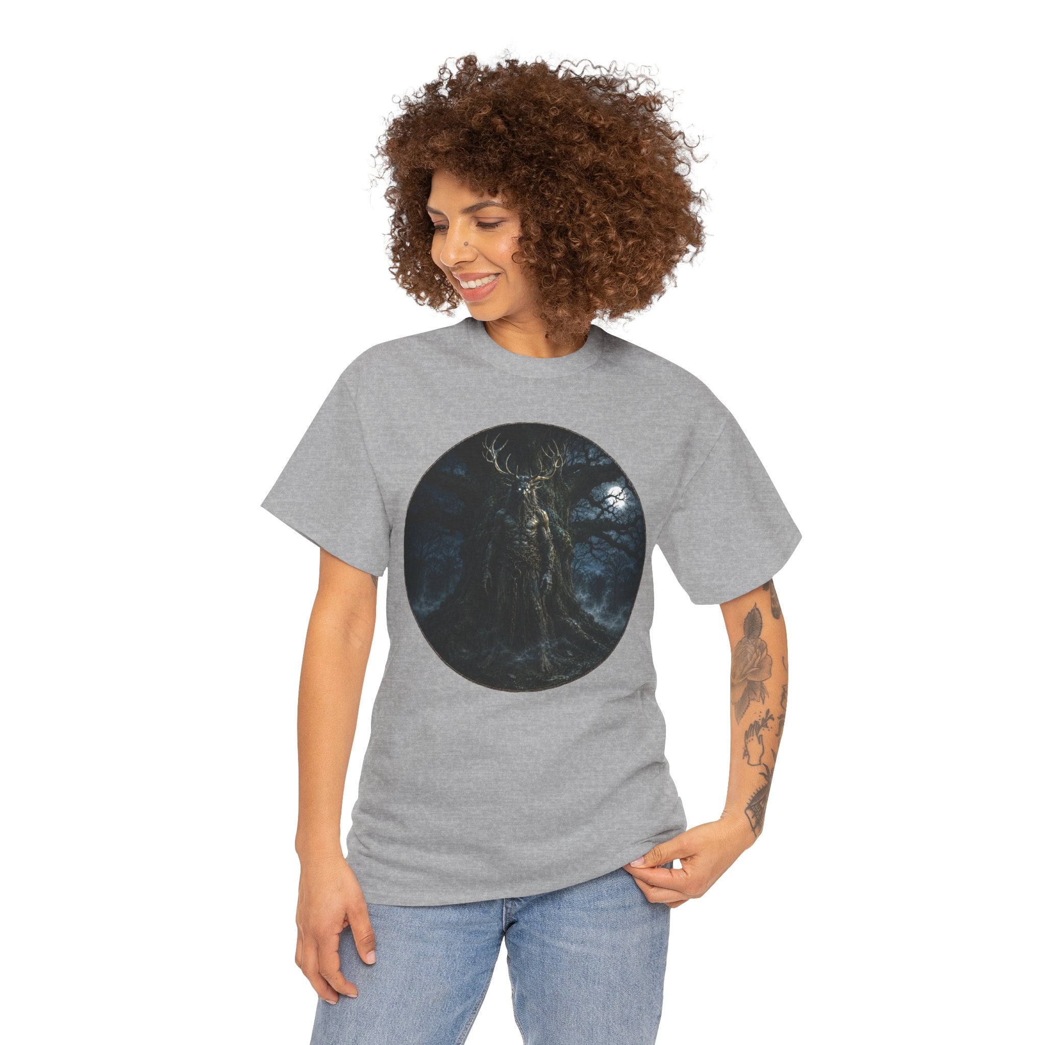 Herne the Hunter T-Shirt | Antlered Ghost Folklore Tee