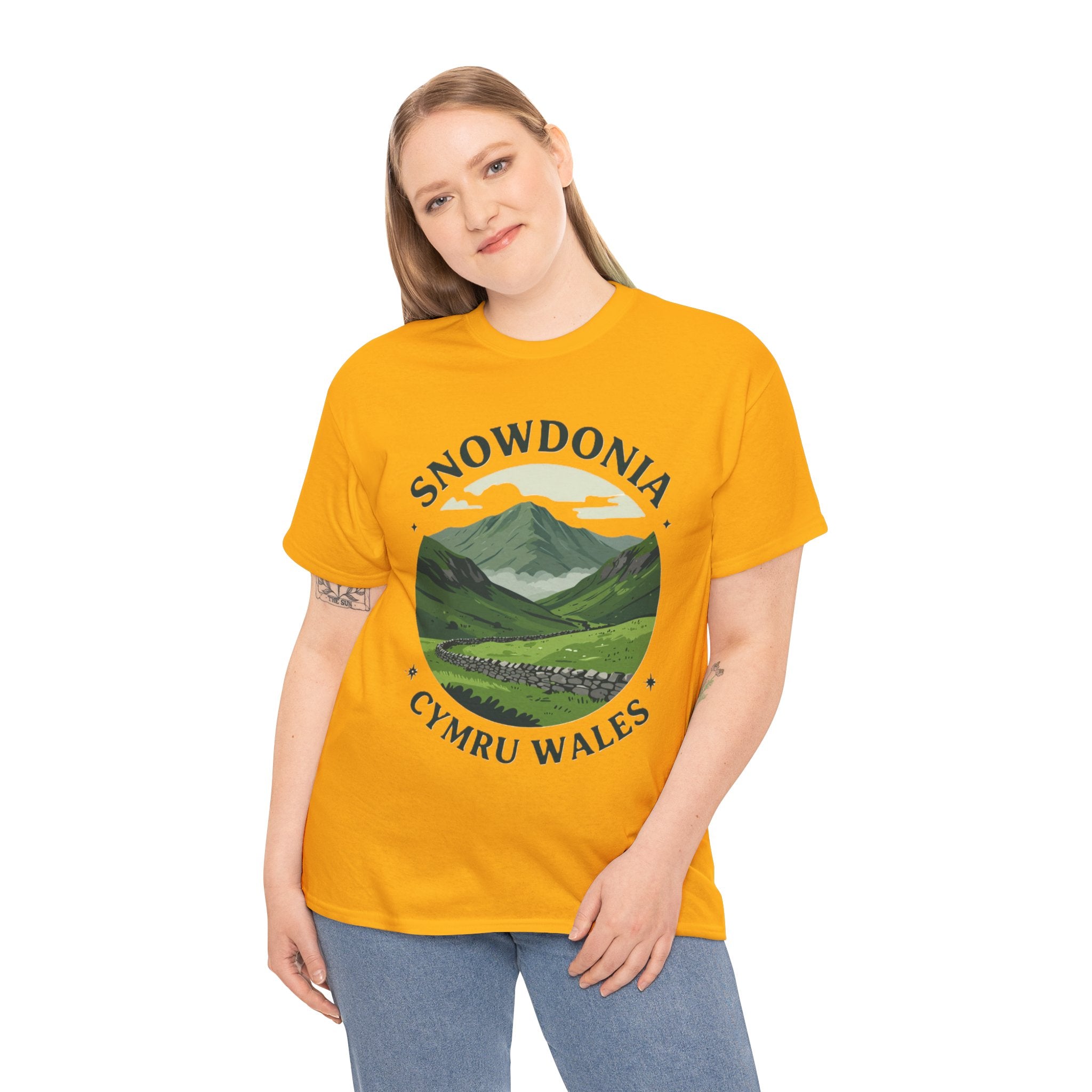 Snowdonia Wales Mountain Tee — Snowdonia Cymru Scenic Landscape T-Shirt