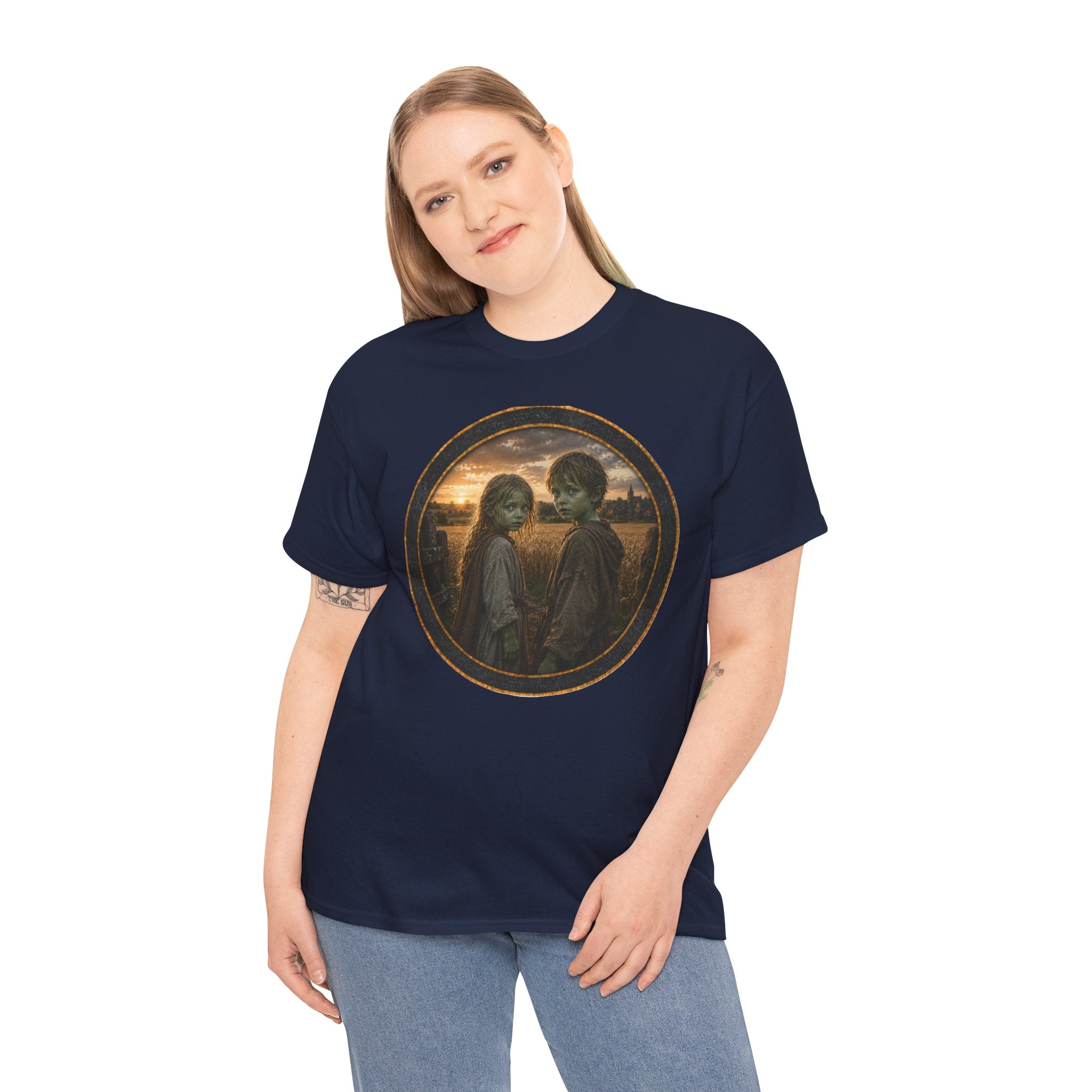 The Green Children of Woolpit Tee - Medieval English Legend Tee