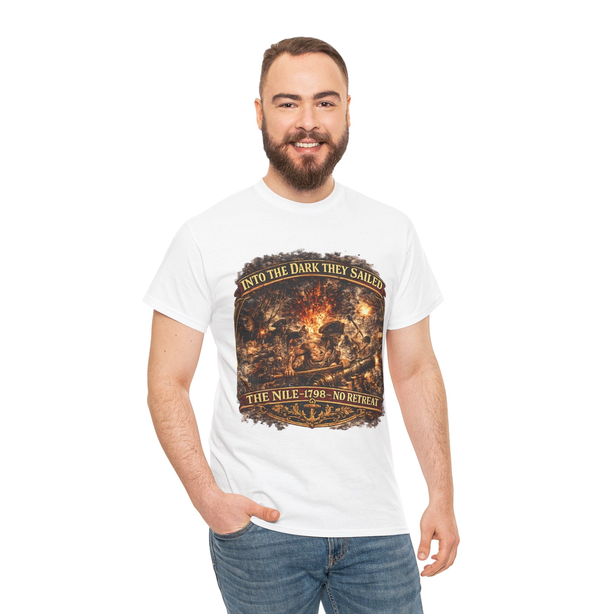 Battle of the Nile 1798 T-Shirt | Napoleonic Naval Battle Graphic Tee | Nelson Naval History Shirt