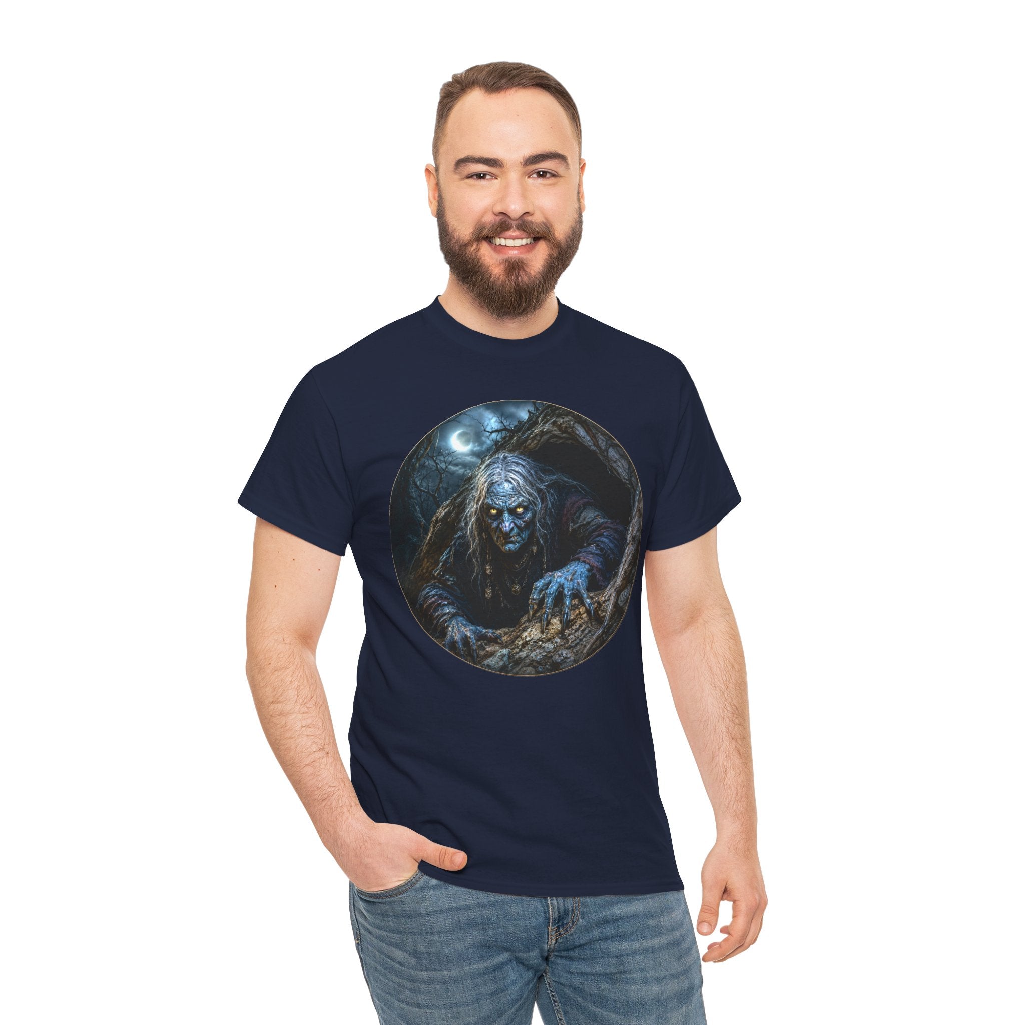 The Hollow Hag T-Shirt | Crone Witch Folklore Tee | Valegrim