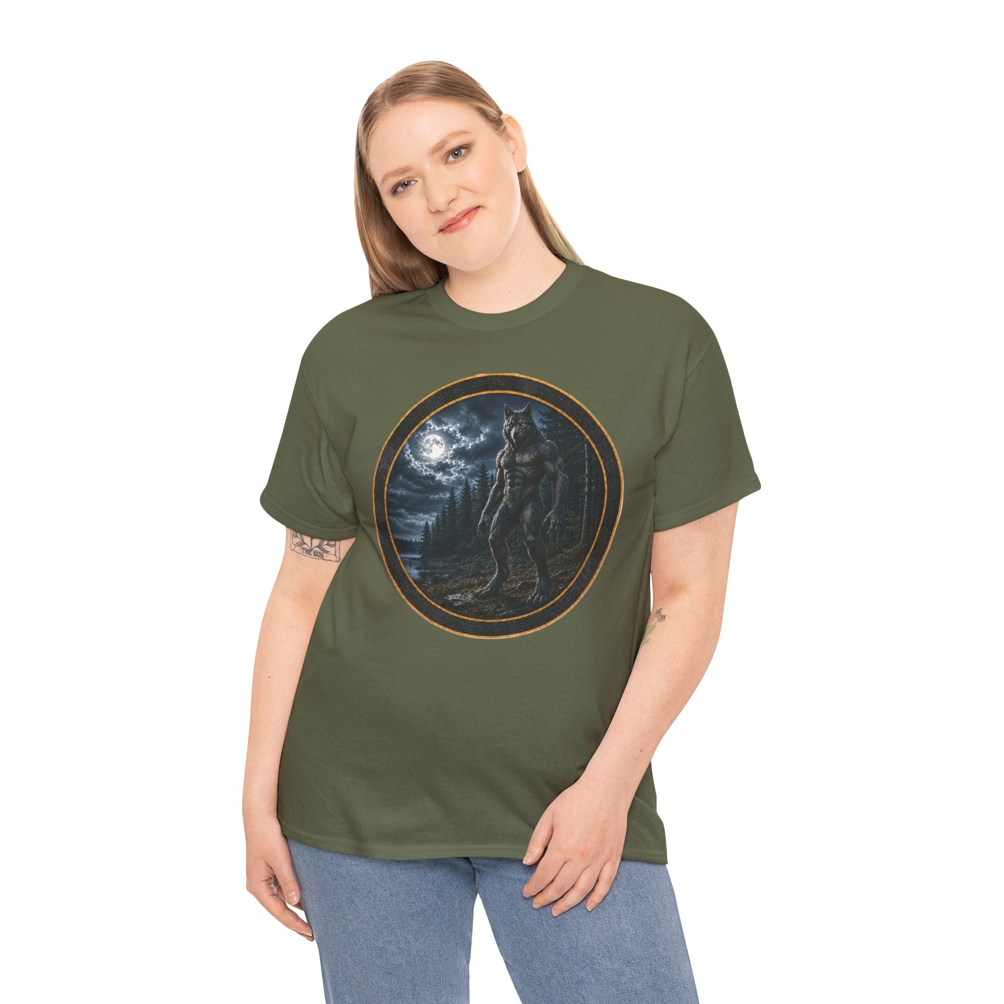 Still Out There – Dogman Bipedal Wolf Cryptid Graphic T-Shirt