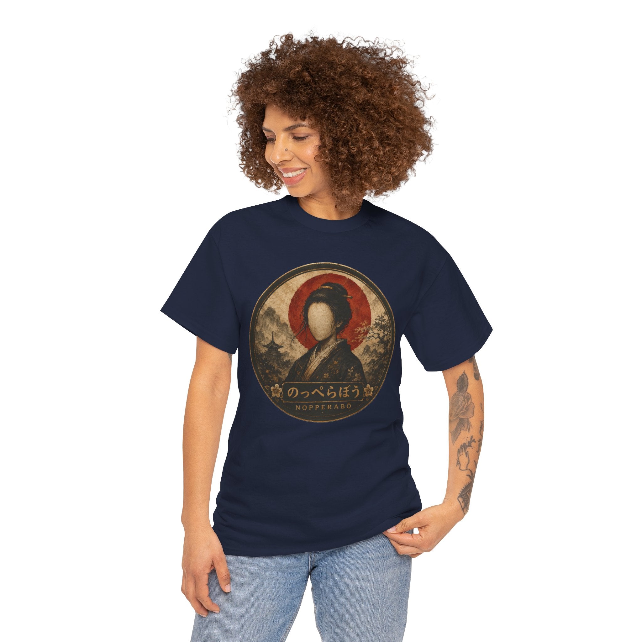 Nopperabō Faceless Ghost T-Shirt | Japanese Yōkai Tee