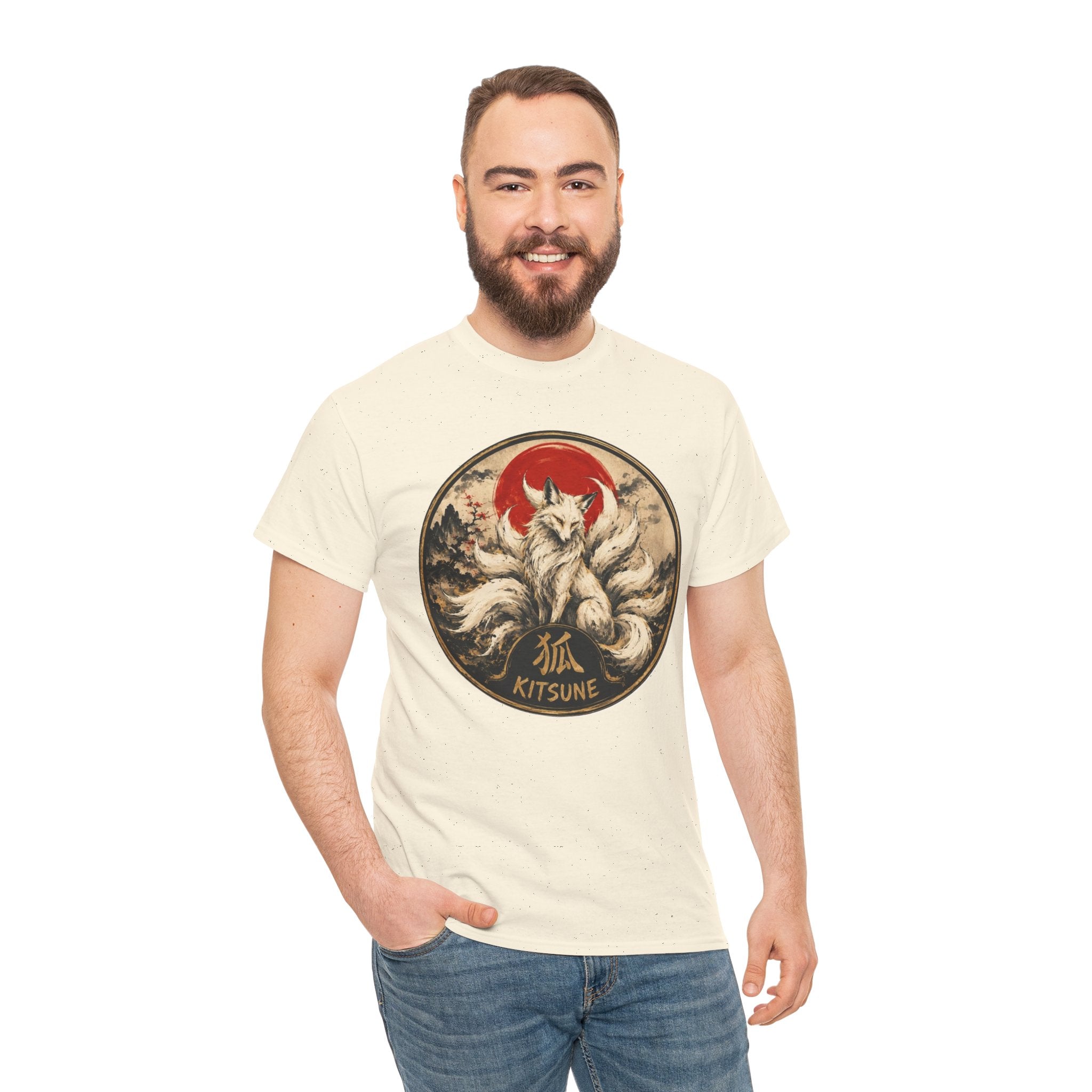 Kitsune Fox Spirit T-Shirt | Japanese Yōkai Folklore Tee