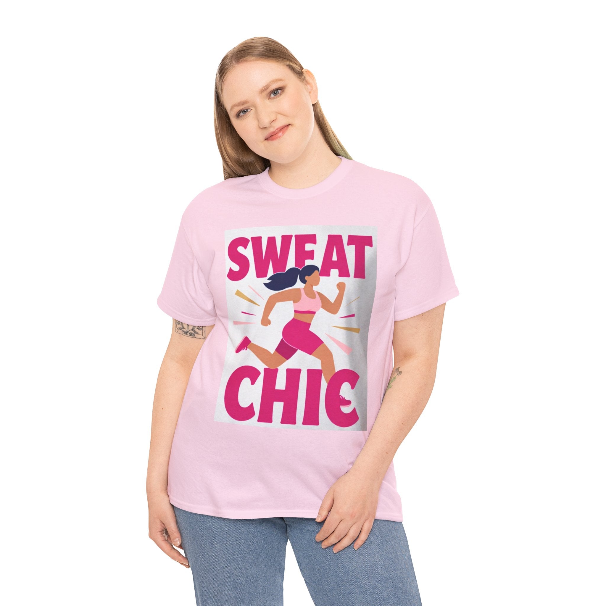 Sweat Chic T-Shirt | Women's Fitness Motivation Tee