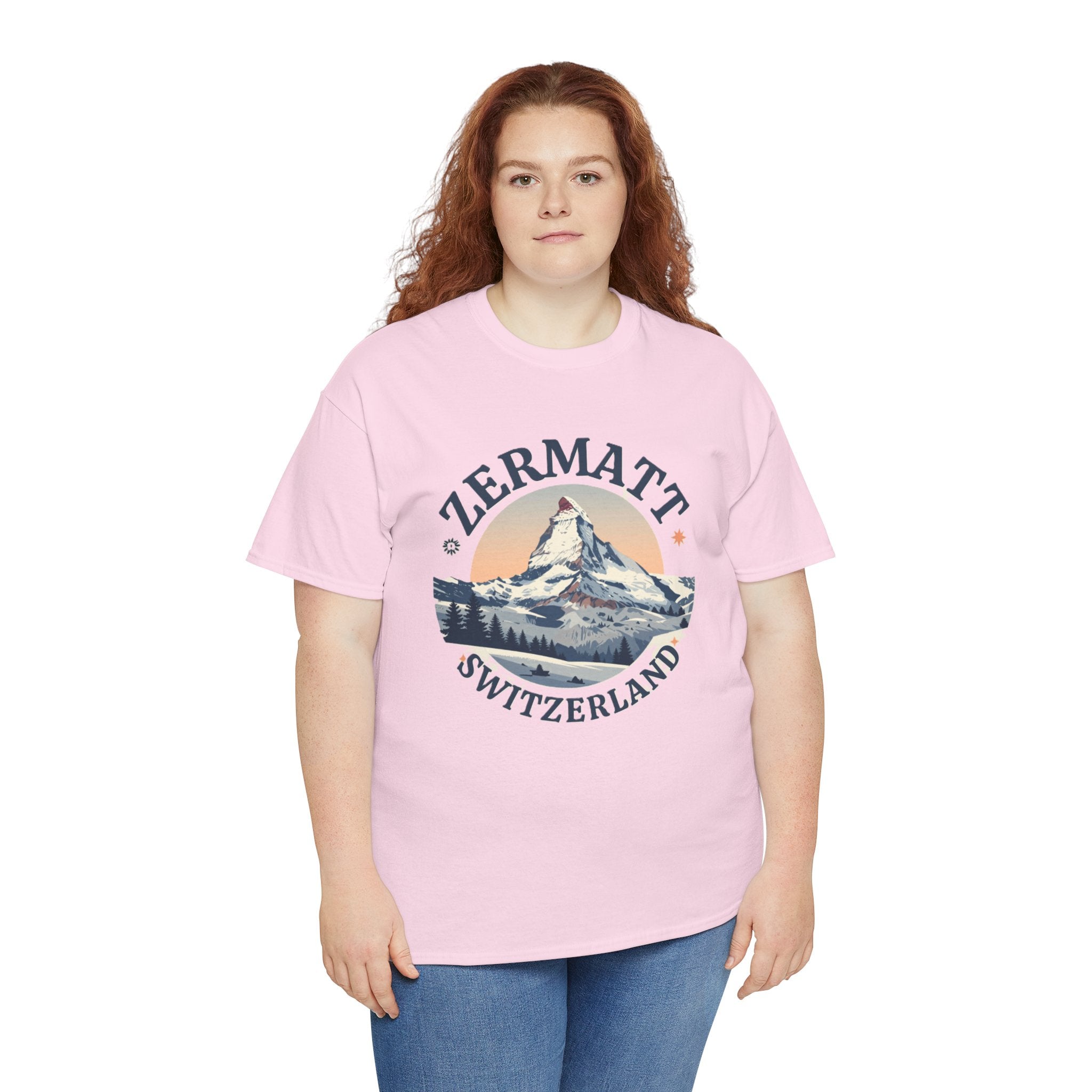 Zermatt Switzerland Mountain Graphic Tee