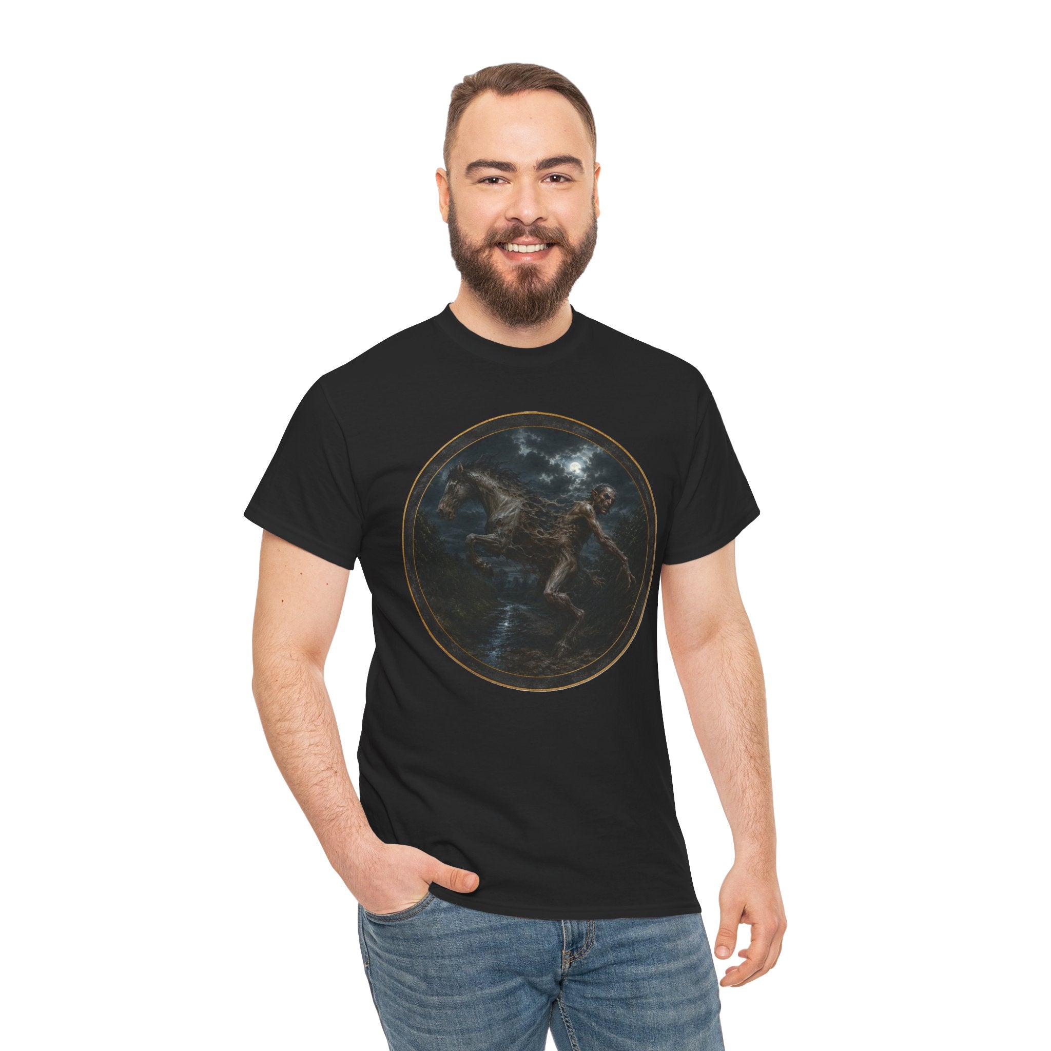 The Brag T‑Shirt — Vintage Moonlit Horror Graphic Tee