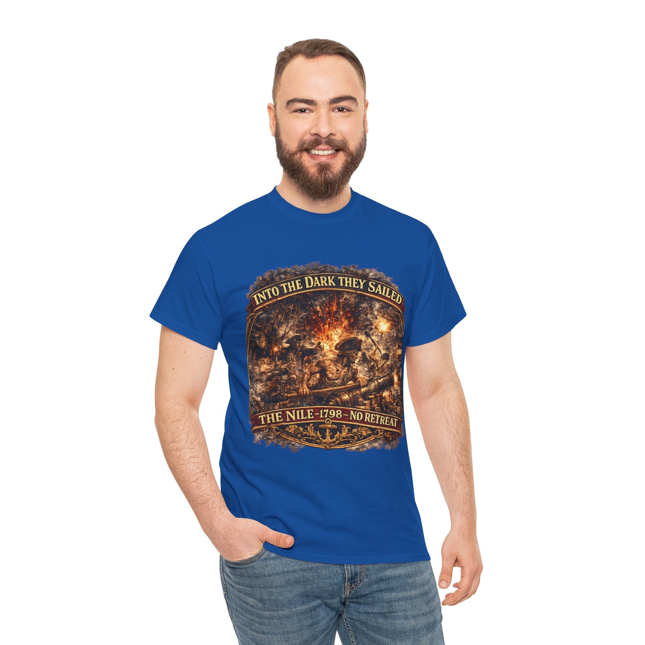 Battle of the Nile 1798 T-Shirt | Napoleonic Naval Battle Graphic Tee | Nelson Naval History Shirt