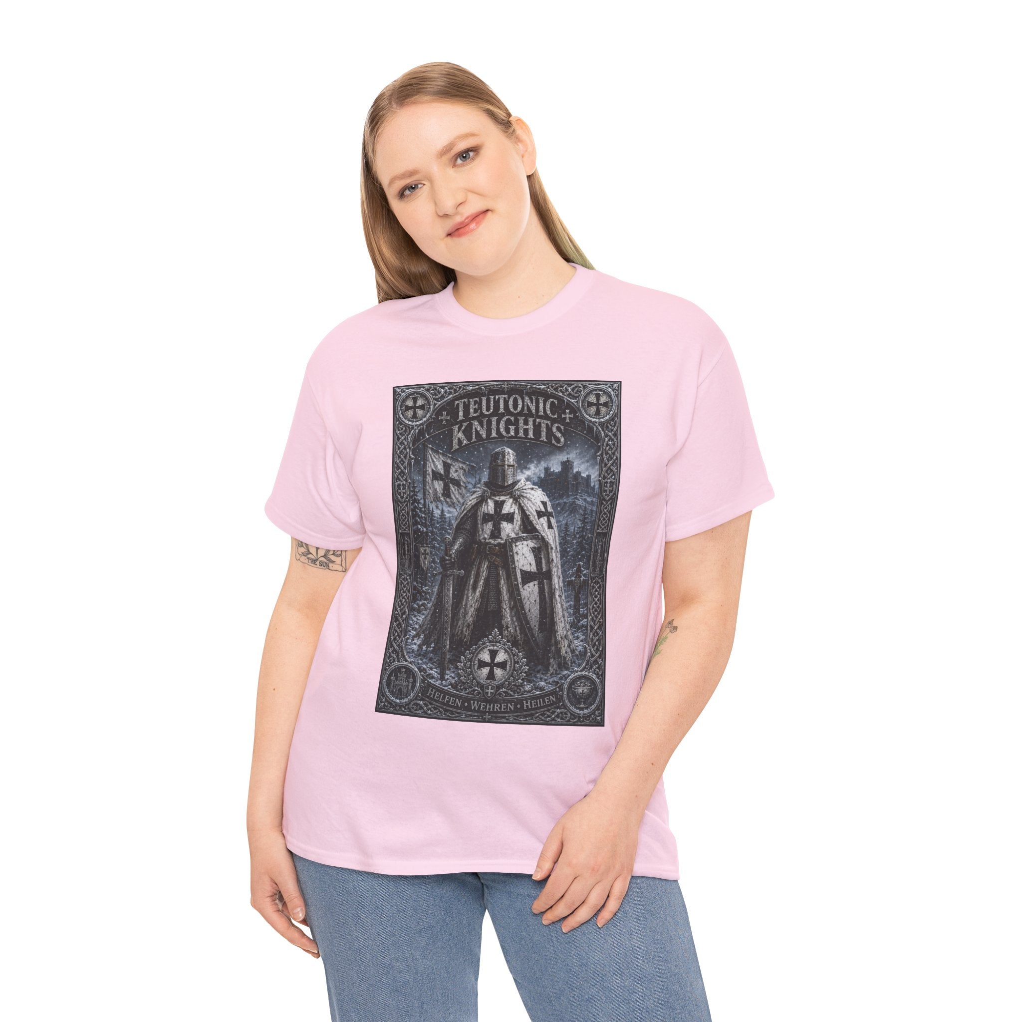 Teutonic Knights Graphic Tee — Medieval Knight Crusader Print