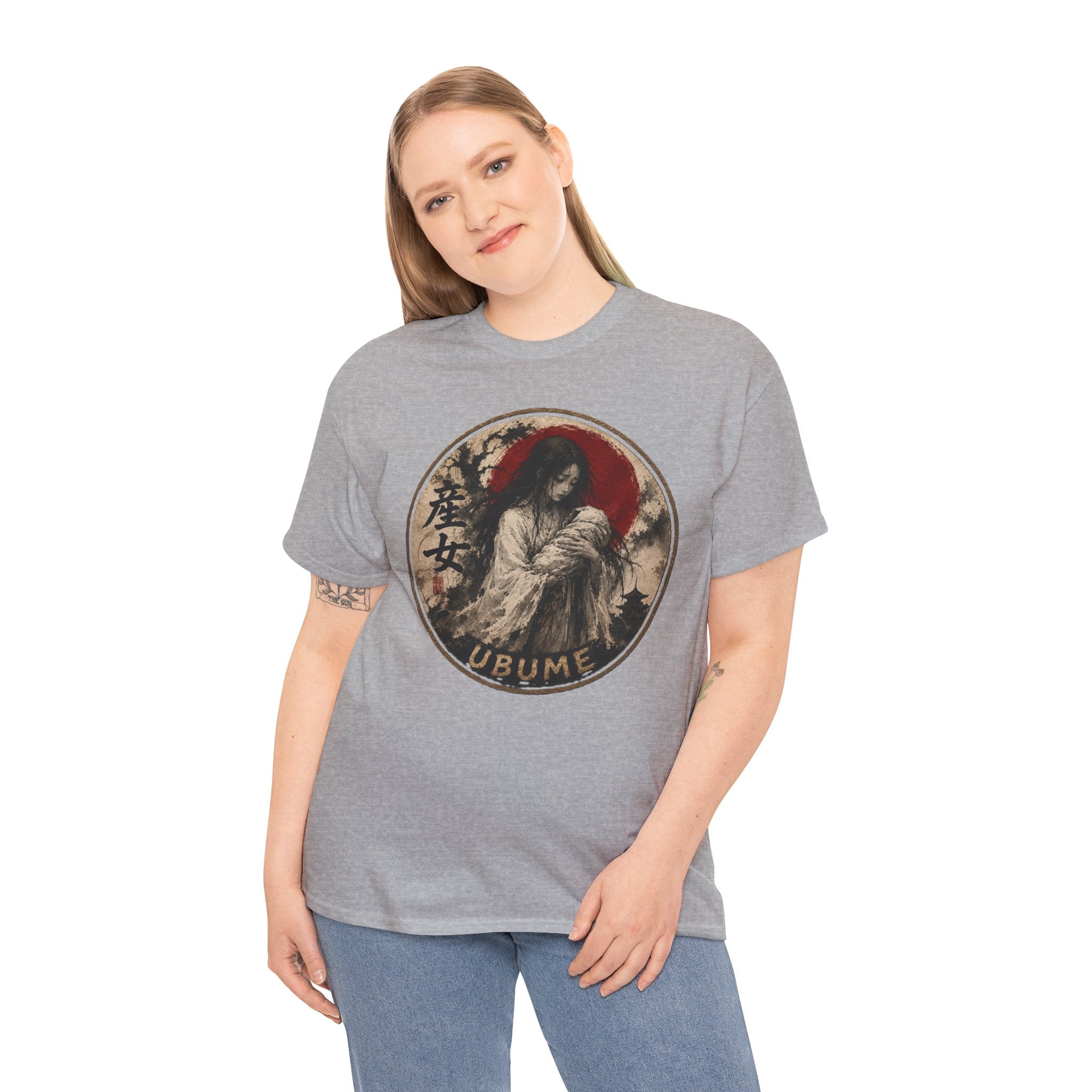 Ubume Grieving Mother T-Shirt | Japanese Yōkai Folklore Tee