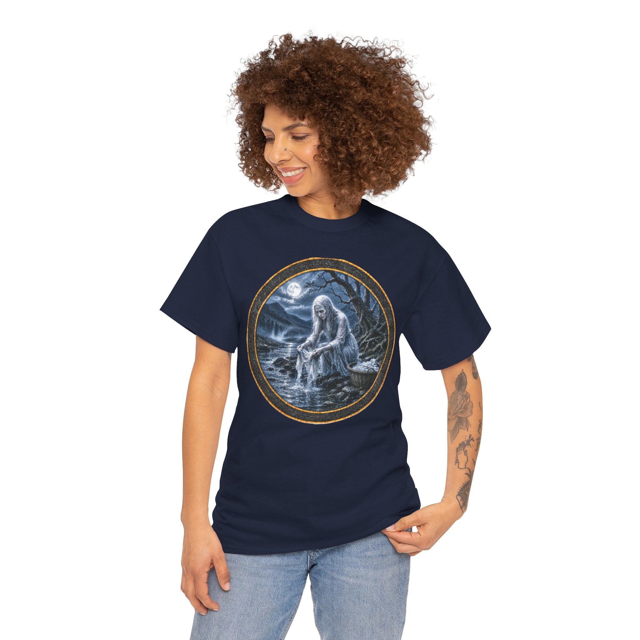 The Bean Nighe - Moonlight T-Shirt — Mystical Ocean Fantasy Tee