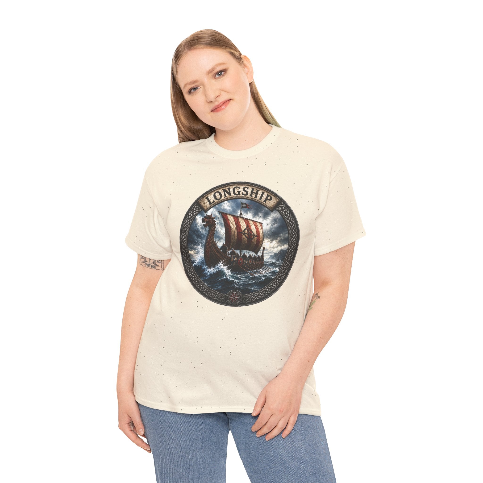Longship T-Shirt | Viking Ship Norse Mythology Tee