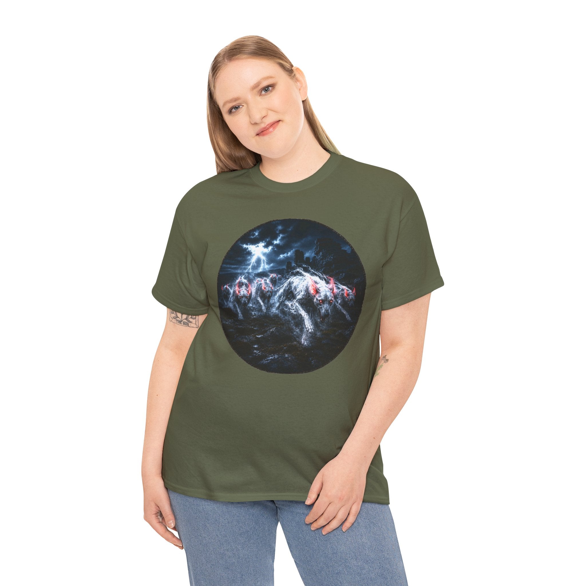 Hounds of Odin T-Shirt | Wild Hunt Norse Folklore Tee