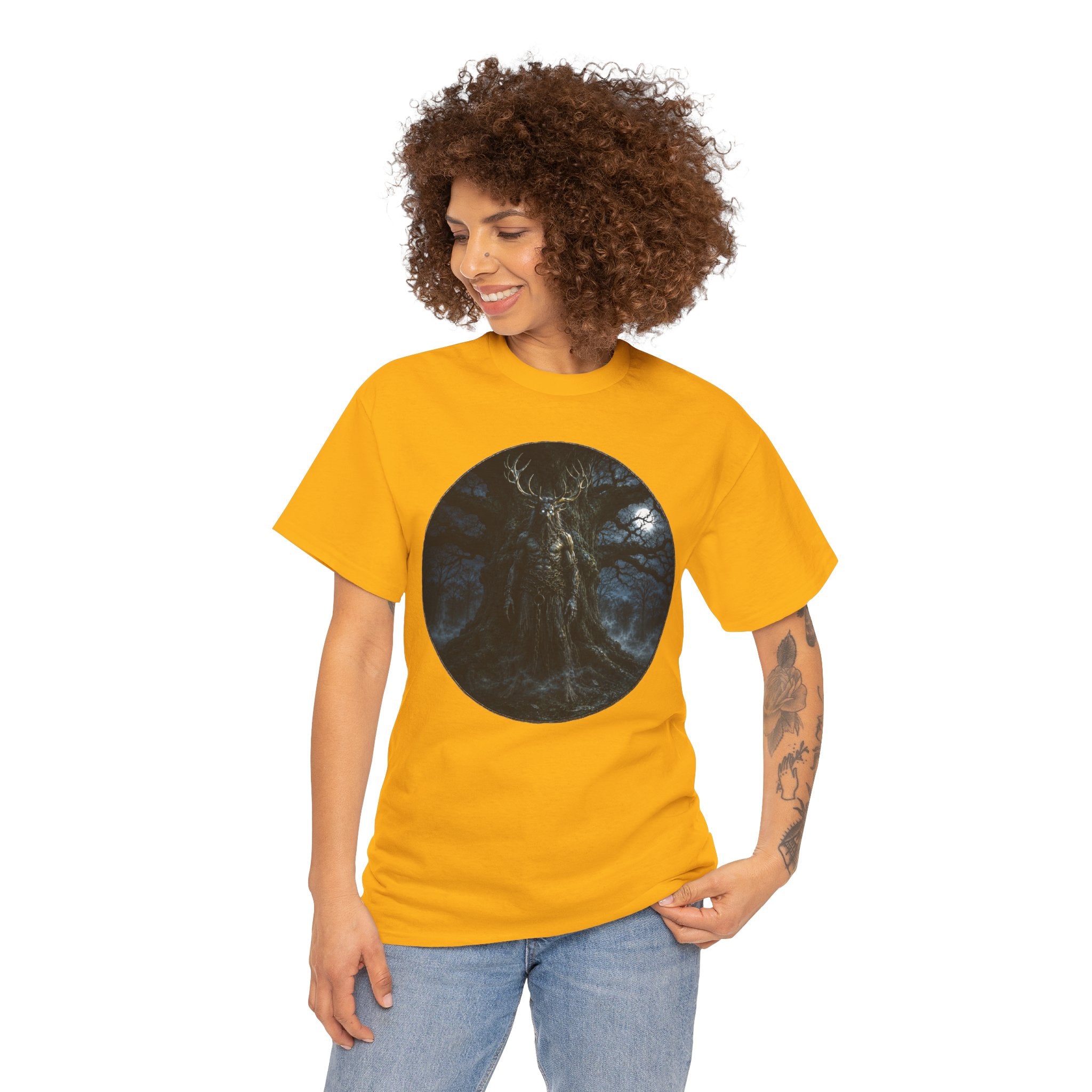 Herne the Hunter T-Shirt | Antlered Ghost Folklore Tee