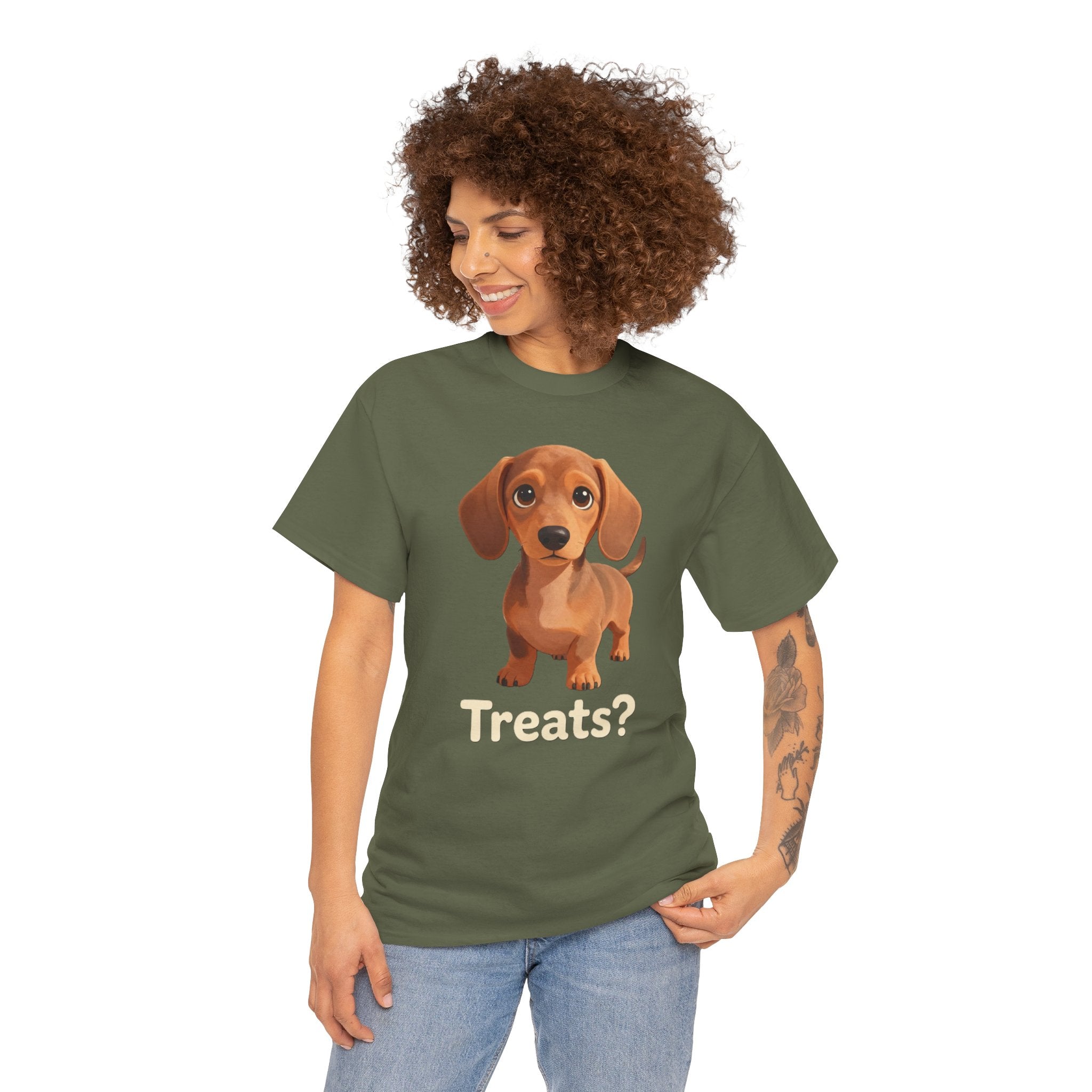 Dachshund Puppy "Treats?" T-Shirt