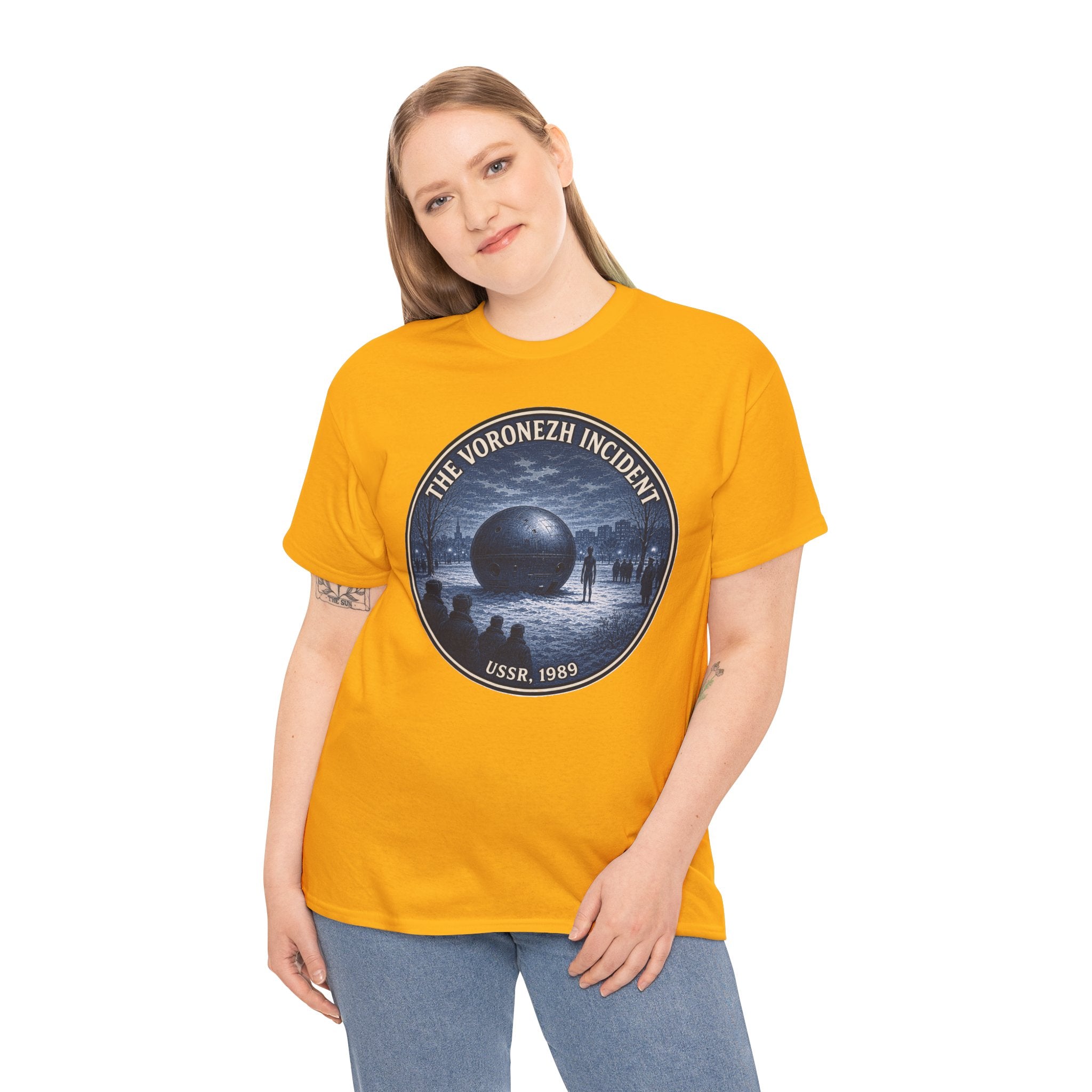 The Voronezh Incident 1989 Soviet UFO Alien Conspiracy Graphic T-Shirt