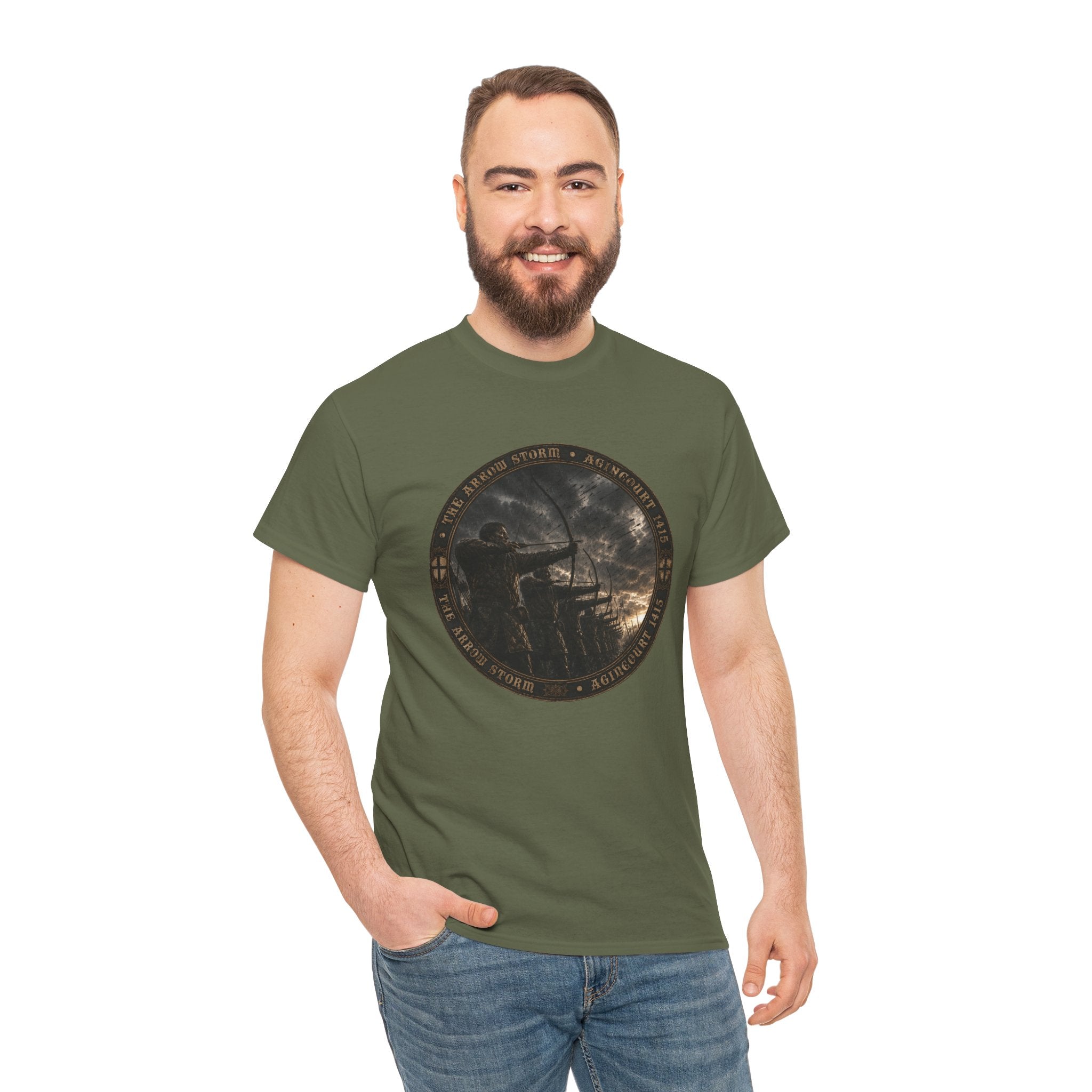 The Arrow Storm — Agincourt 1415 Graphic T-Shirt