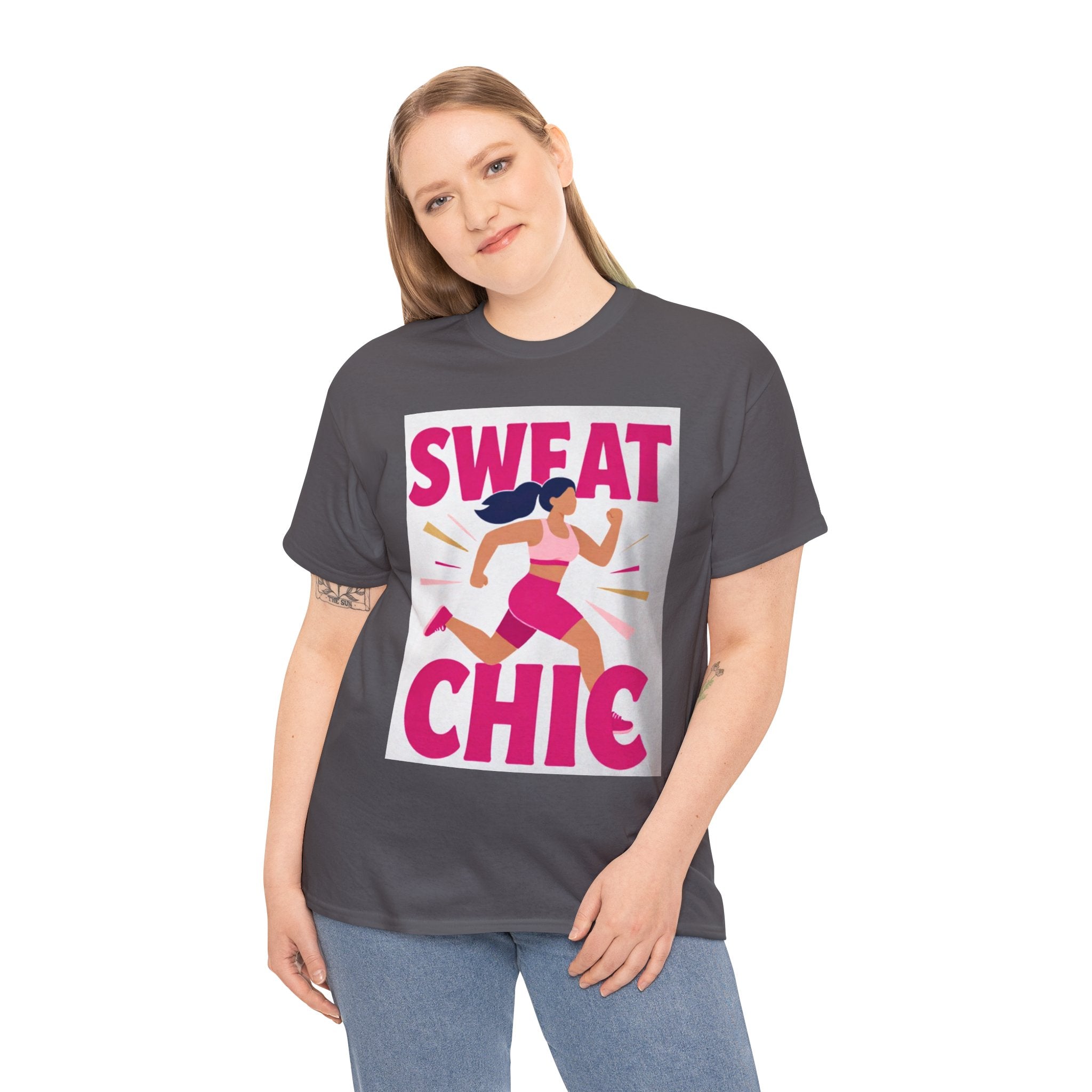 Sweat Chic T-Shirt | Women's Fitness Motivation Tee