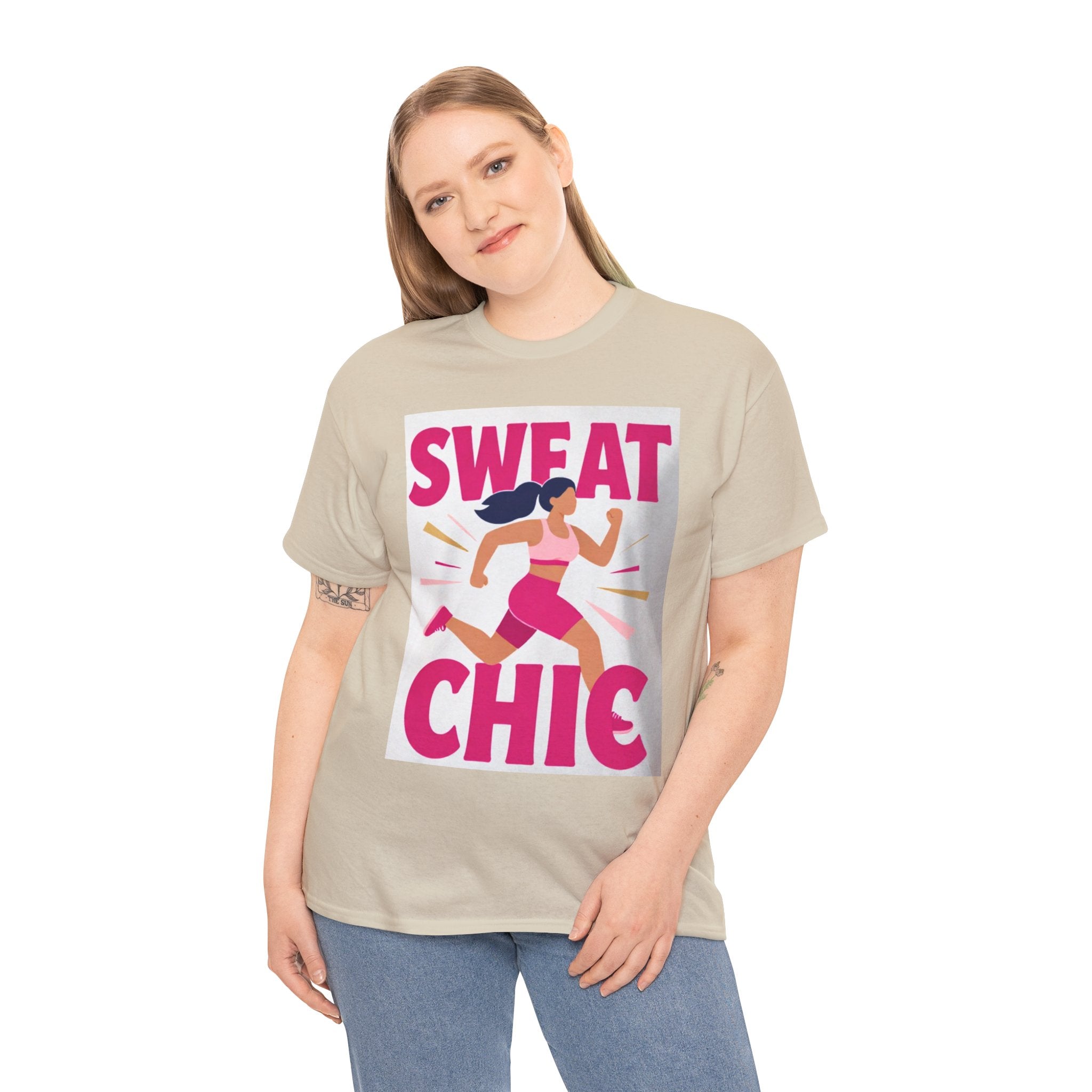 Sweat Chic T-Shirt | Women's Fitness Motivation Tee