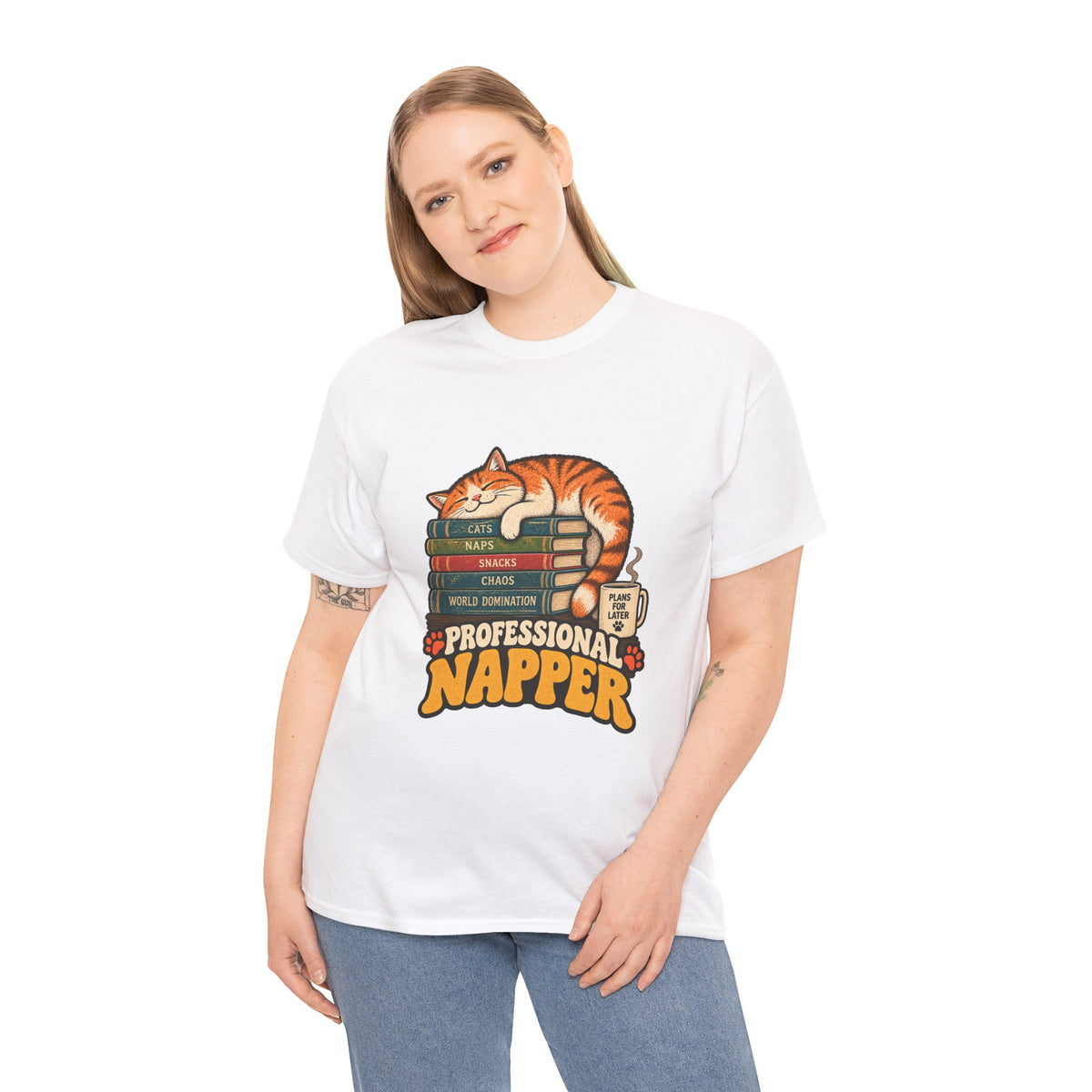 Professional Napper Cat T-Shirt