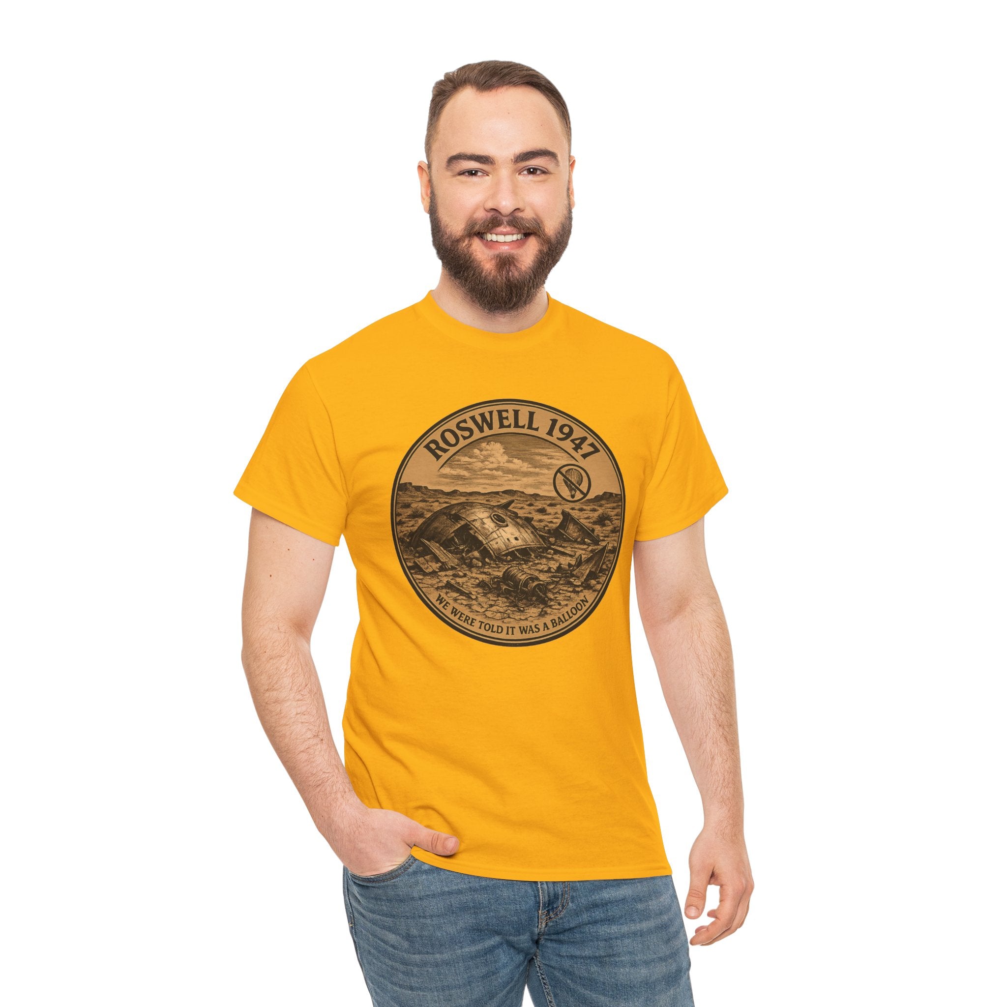 Roswell 1947 T-Shirt | We Were Told It Was A Balloon Tee