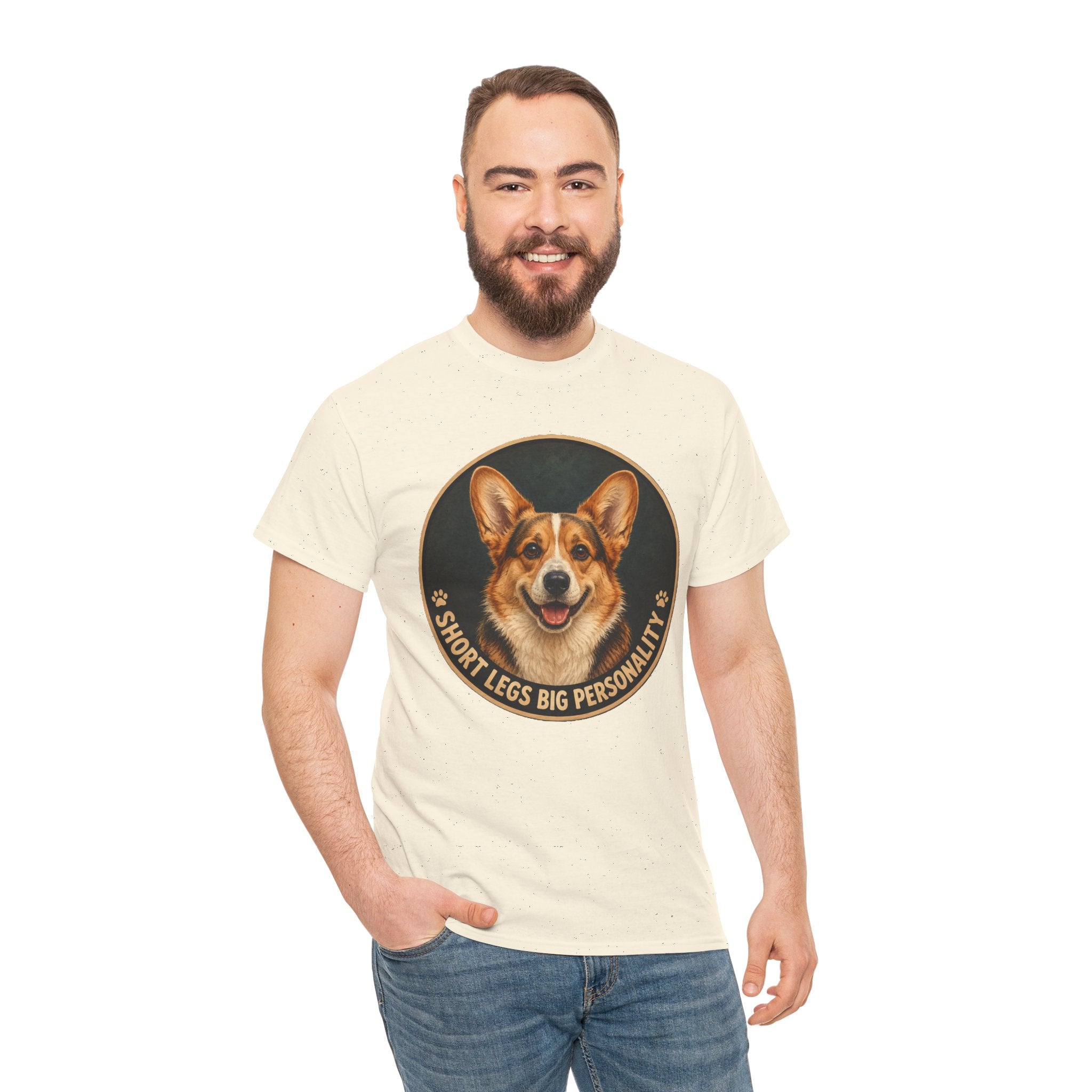 Corgi Short Legs Big Personality T-Shirt | Corgi Owner Tee