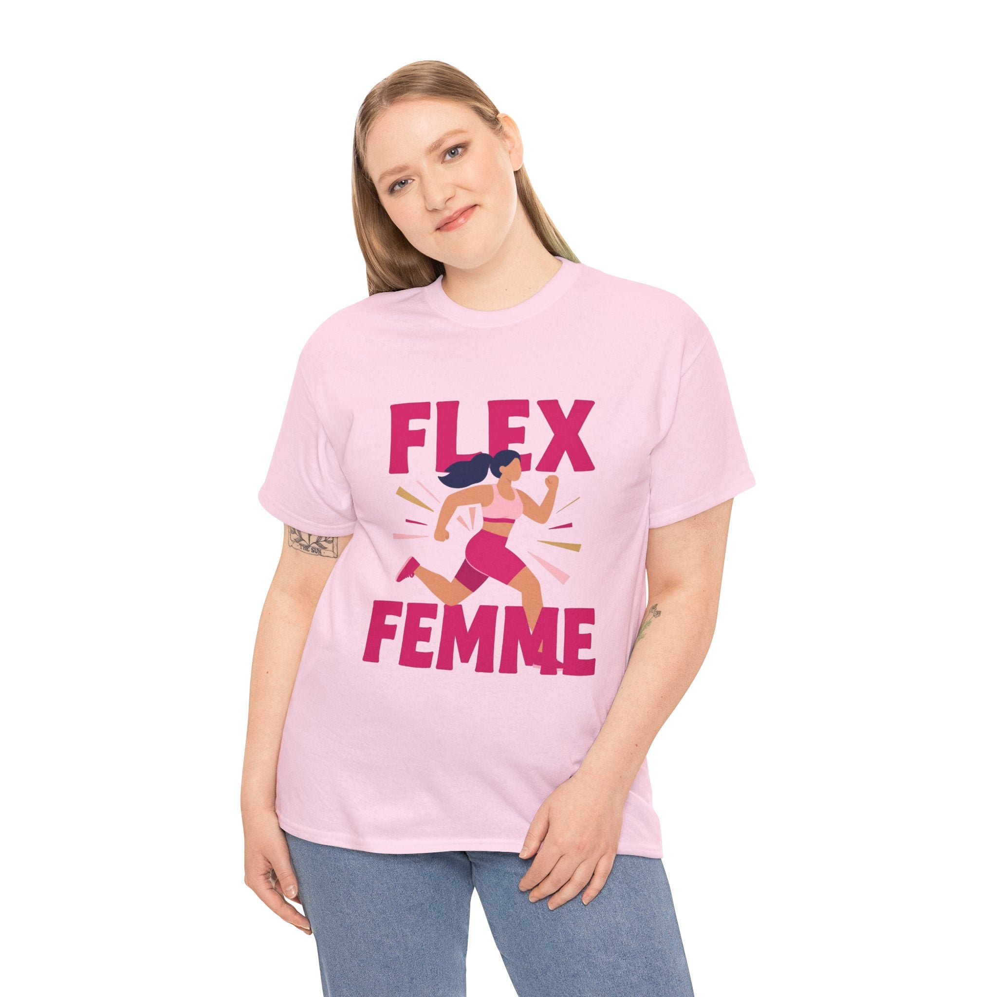 Flex Femme T-Shirt | Women's Fitness Motivation Tee