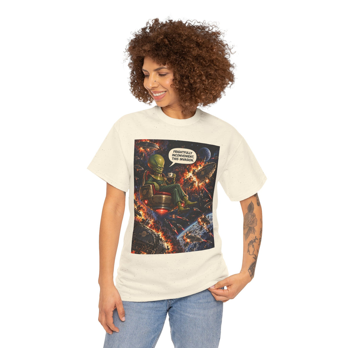 Frightfully Inconvenient Retro Alien Overlord T-Shirt