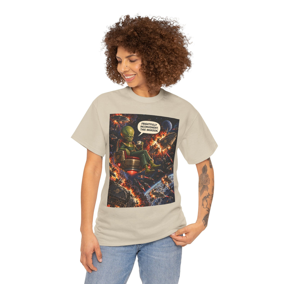 Frightfully Inconvenient Retro Alien Overlord T-Shirt
