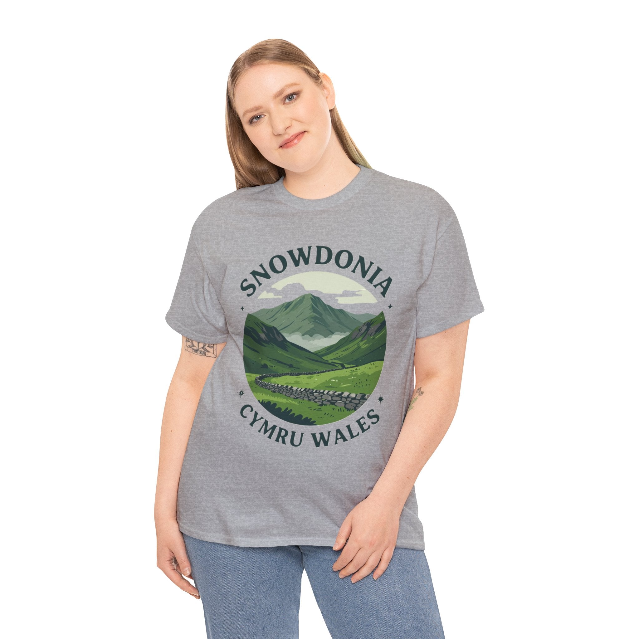 Snowdonia Wales Mountain Tee — Snowdonia Cymru Scenic Landscape T-Shirt