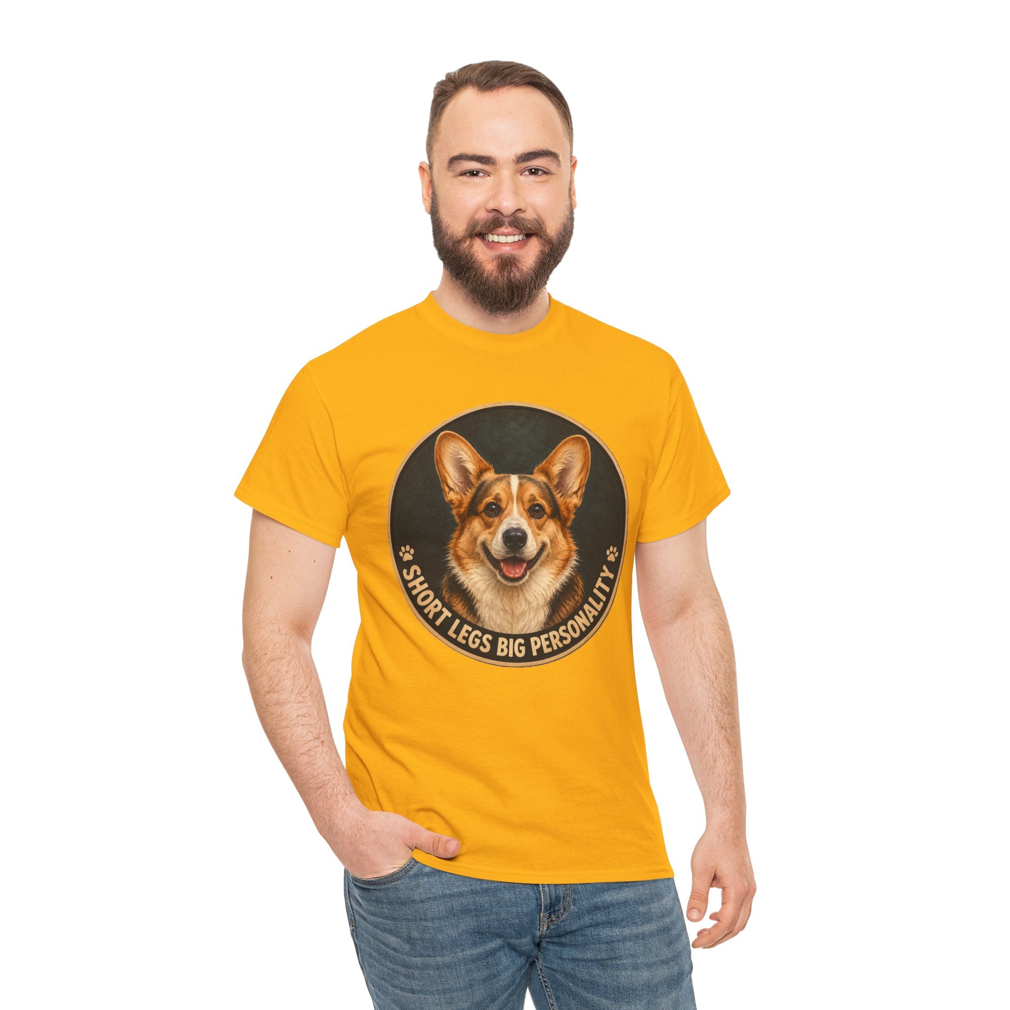 Corgi Short Legs Big Personality T-Shirt | Corgi Owner Tee