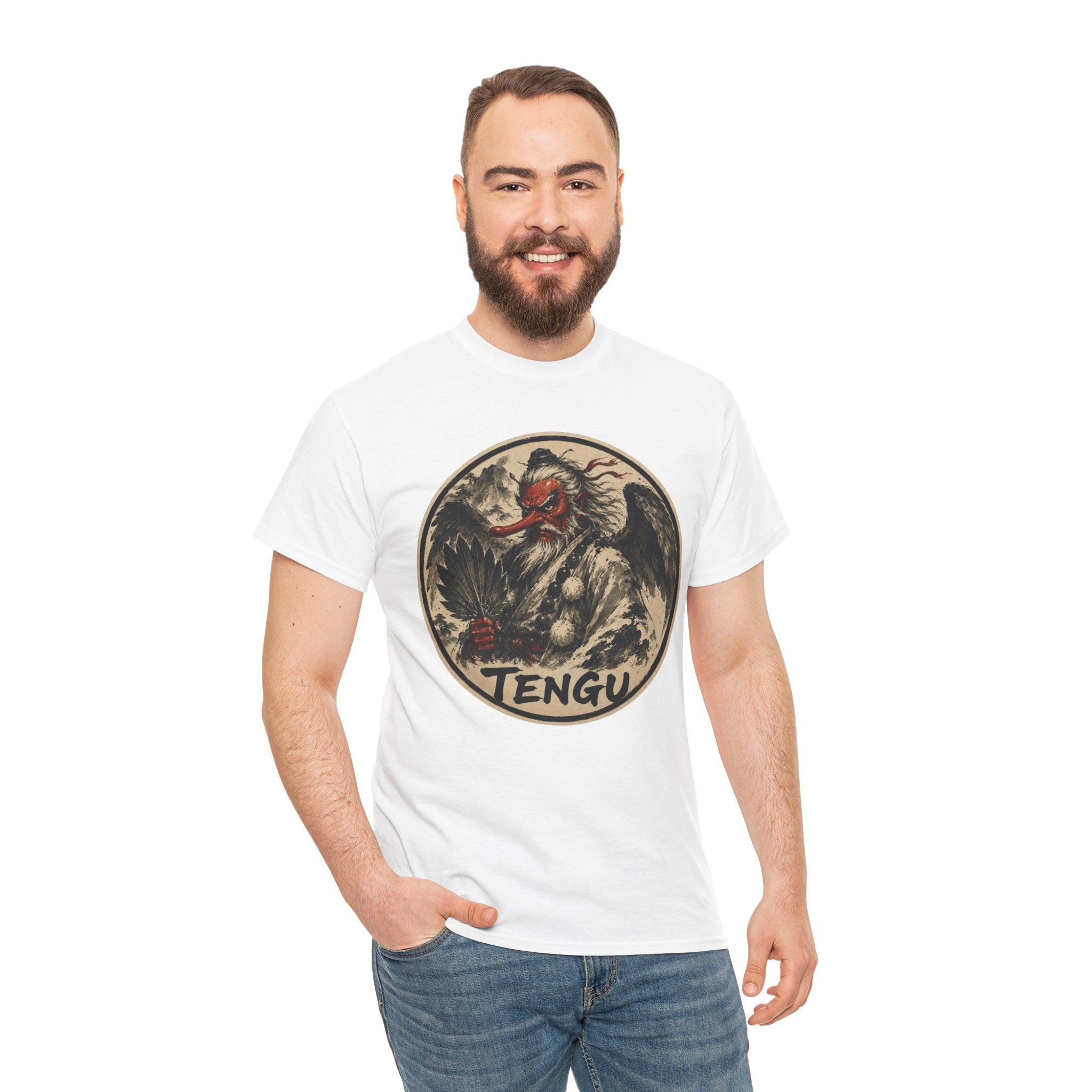 Tengu Mountain Spirit T-Shirt | Japanese Yōkai Folklore Tee