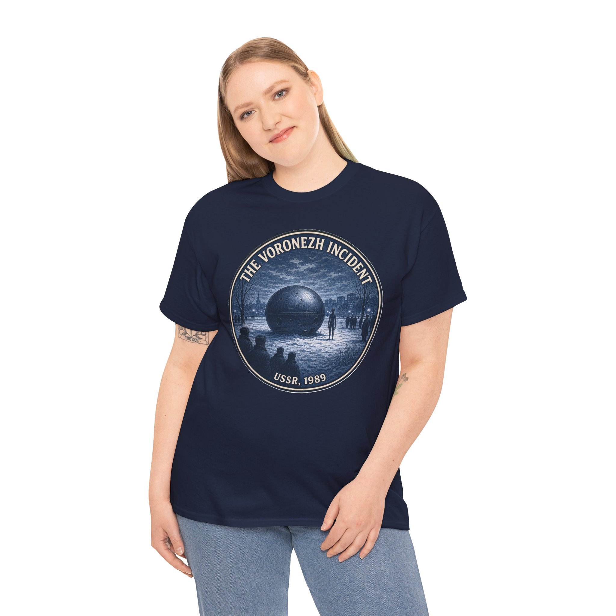 The Voronezh Incident 1989 Soviet UFO Alien Conspiracy Graphic T-Shirt