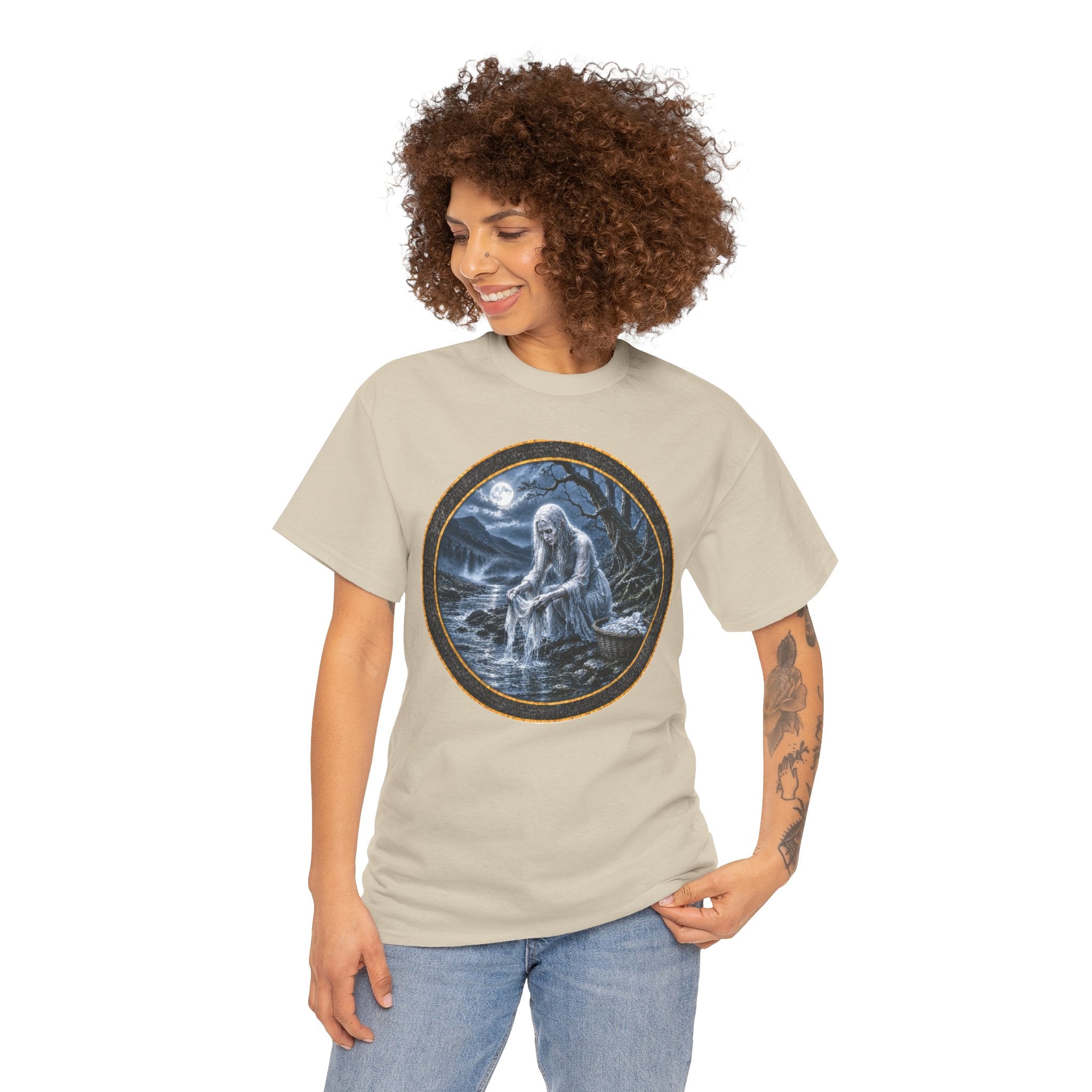 The Bean Nighe - Moonlight T-Shirt — Mystical Ocean Fantasy Tee