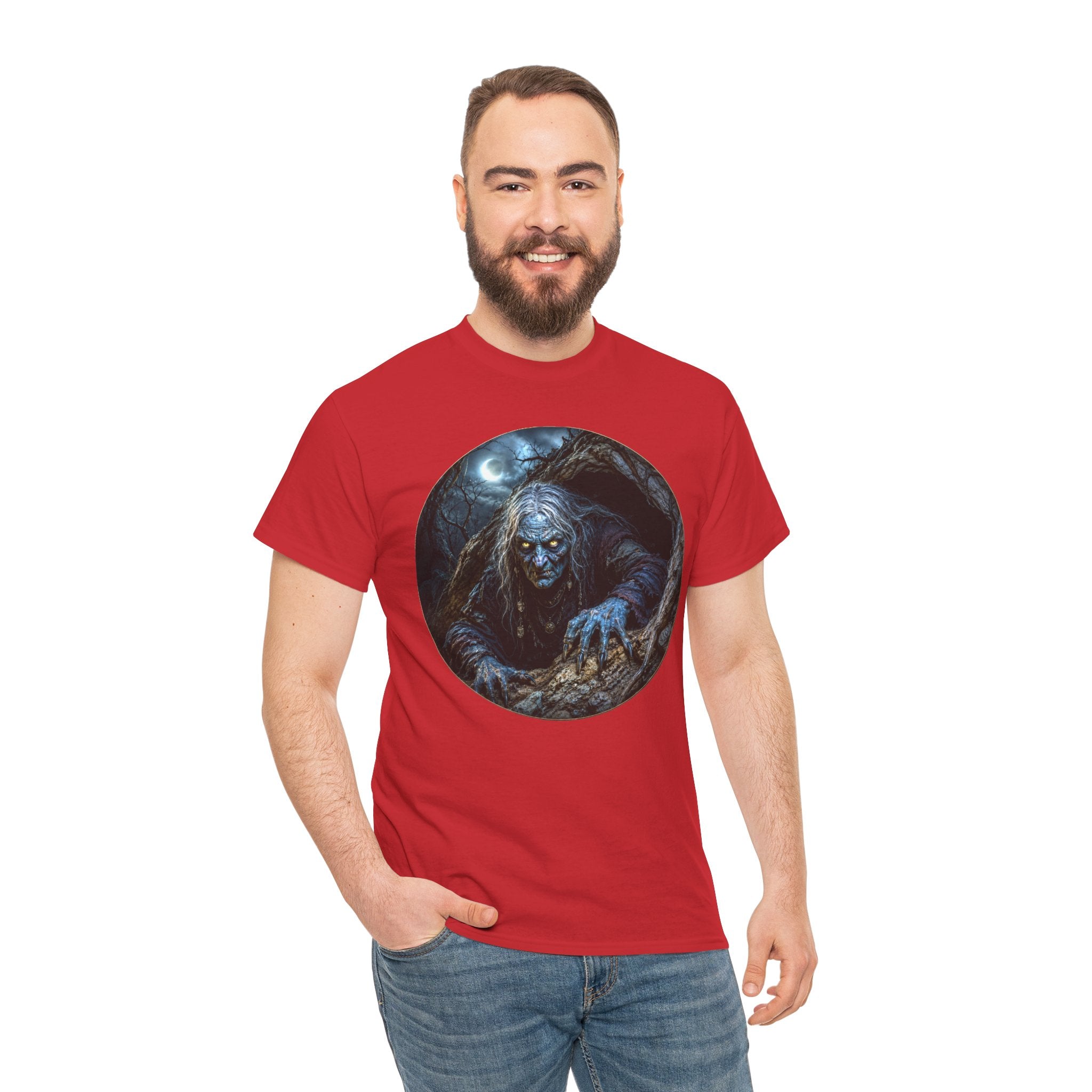 The Hollow Hag T-Shirt | Crone Witch Folklore Tee | Valegrim