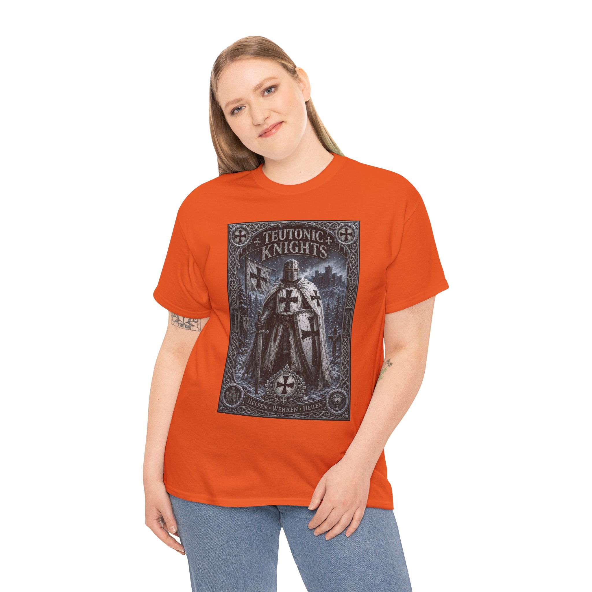 Teutonic Knights Graphic Tee — Medieval Knight Crusader Print