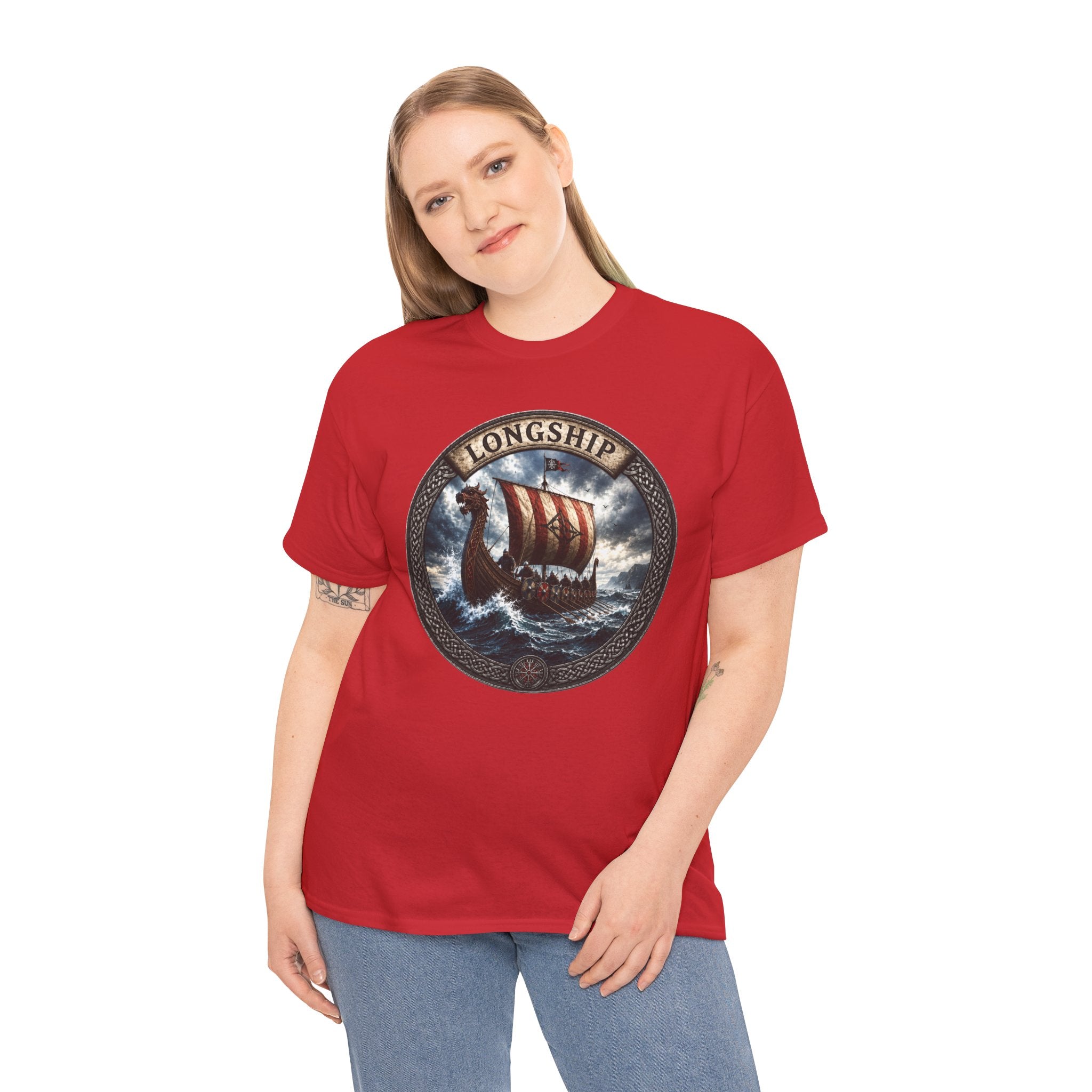 Longship T-Shirt | Viking Ship Norse Mythology Tee