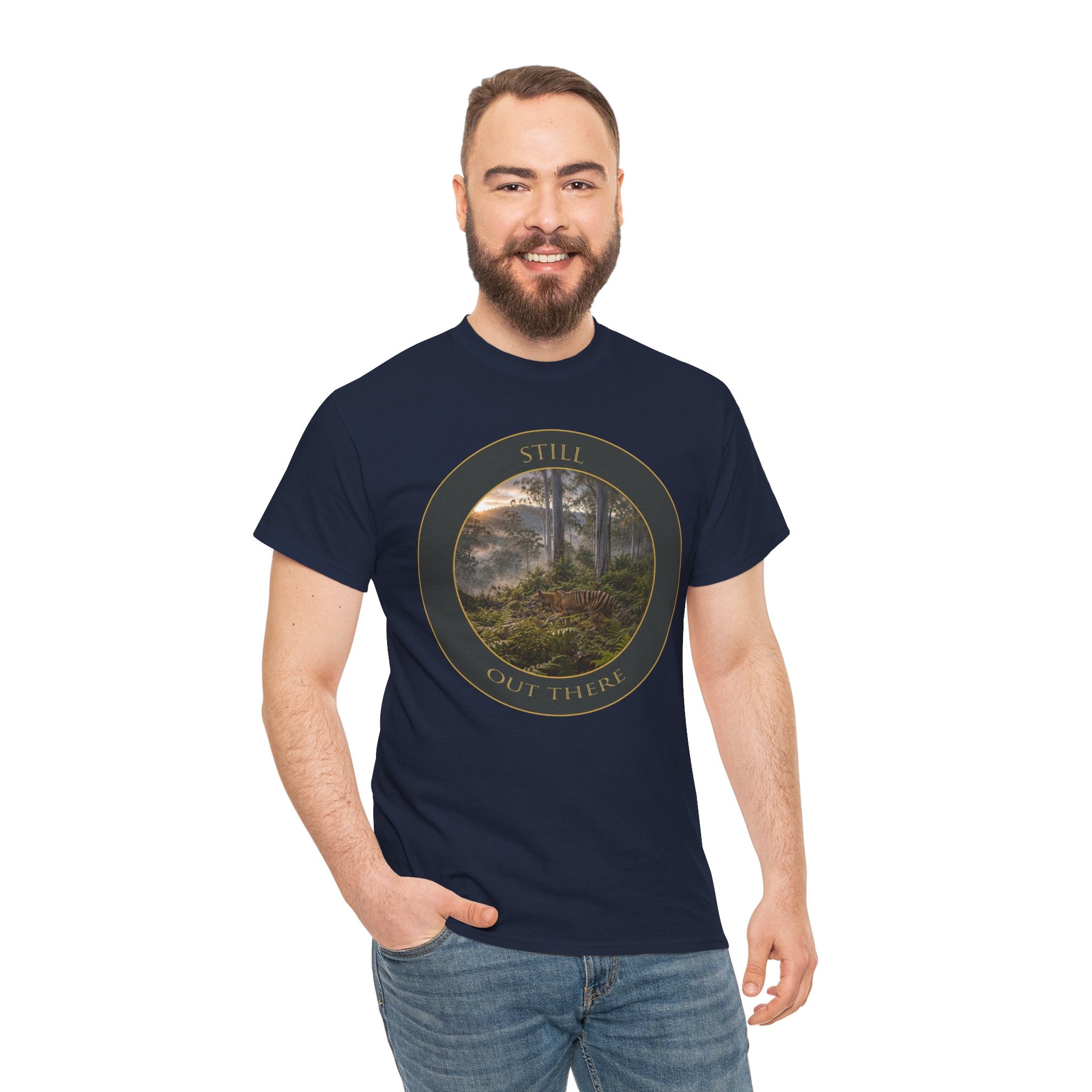 Still Out There – Thylacine Tasmanian Tiger Graphic T-Shirt