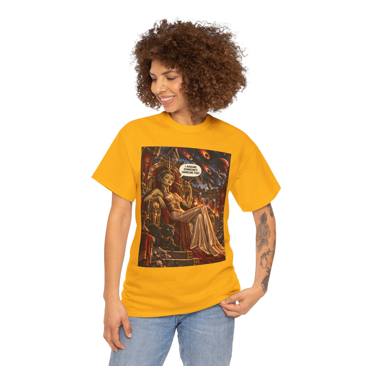 I Assume Someone's Handling That Retro Alien Empress T-Shirt