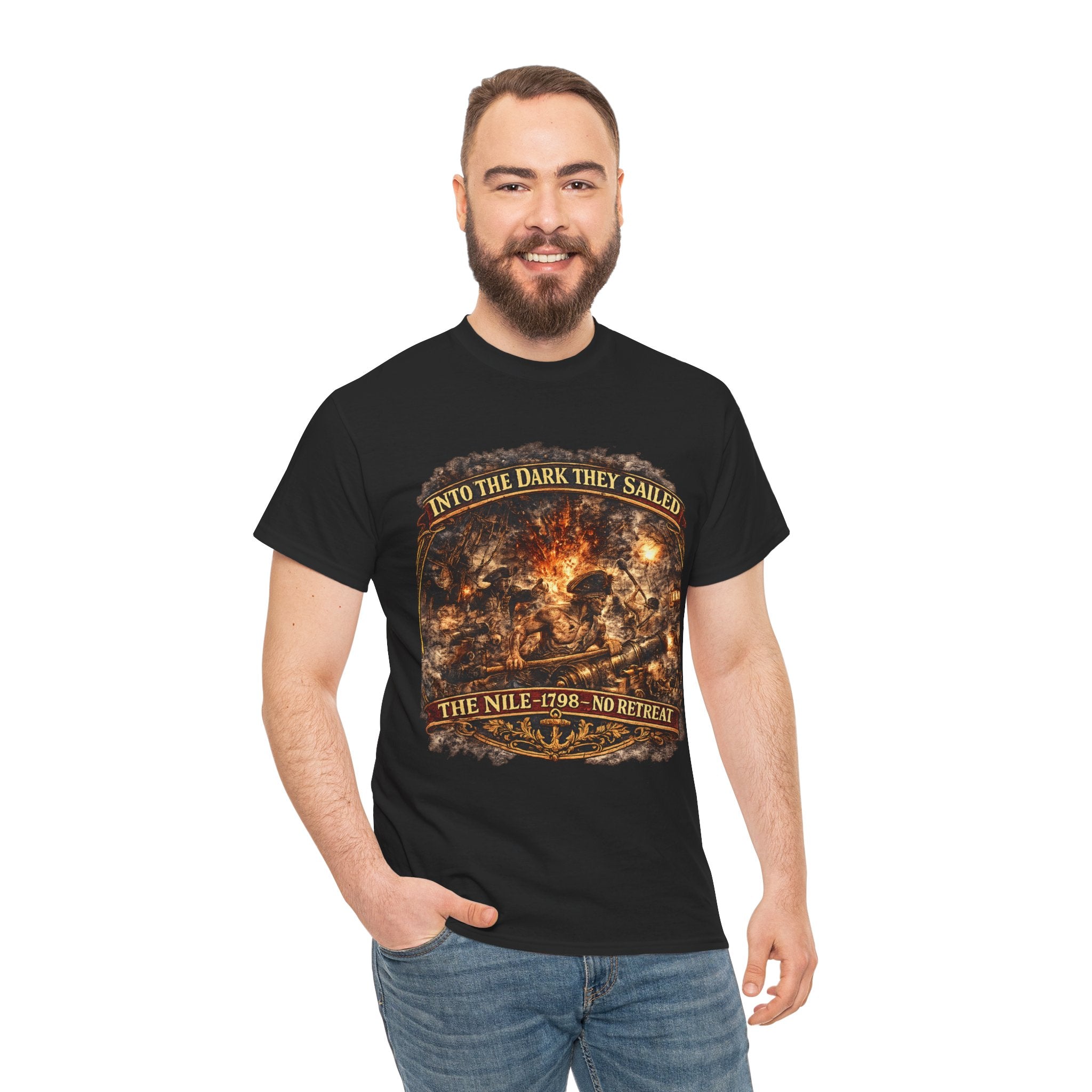Battle of the Nile 1798 T-Shirt | Napoleonic Naval Battle Graphic Tee | Nelson Naval History Shirt