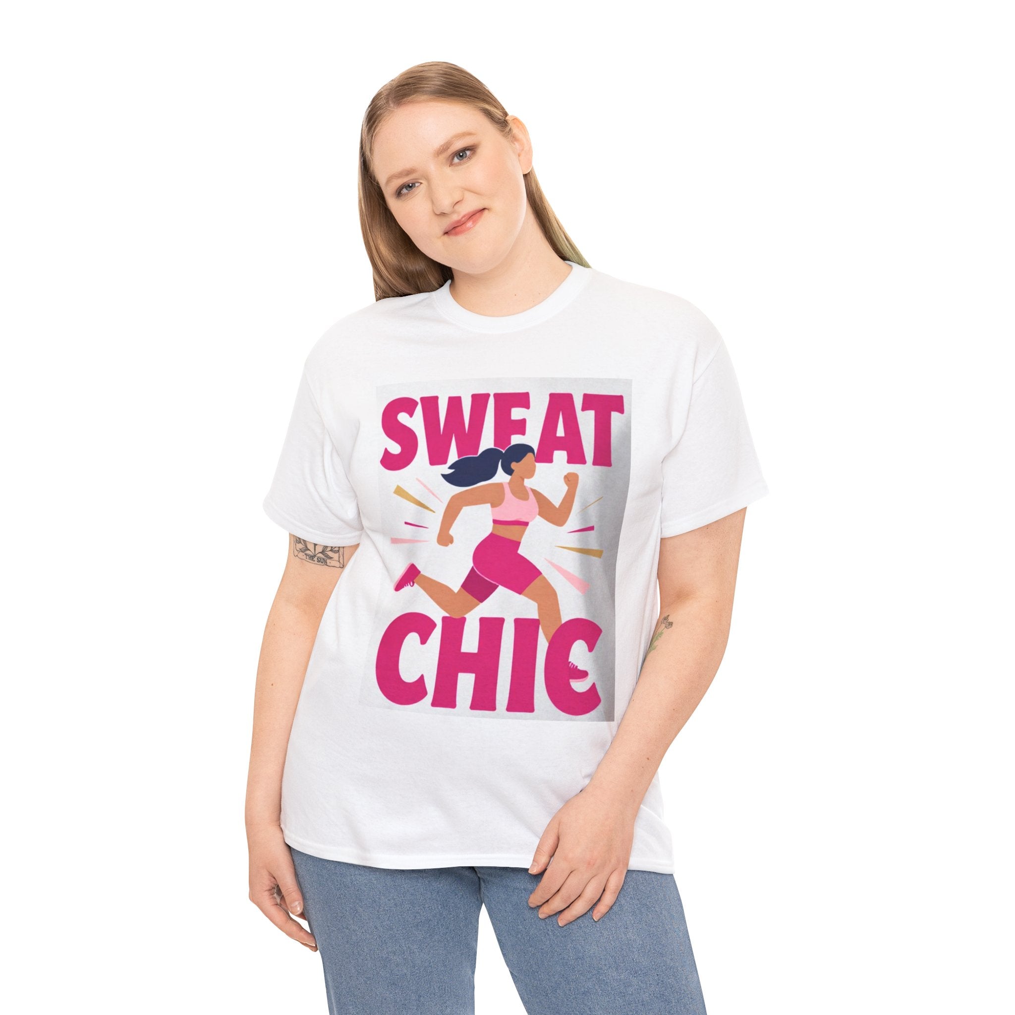 Sweat Chic T-Shirt | Women's Fitness Motivation Tee